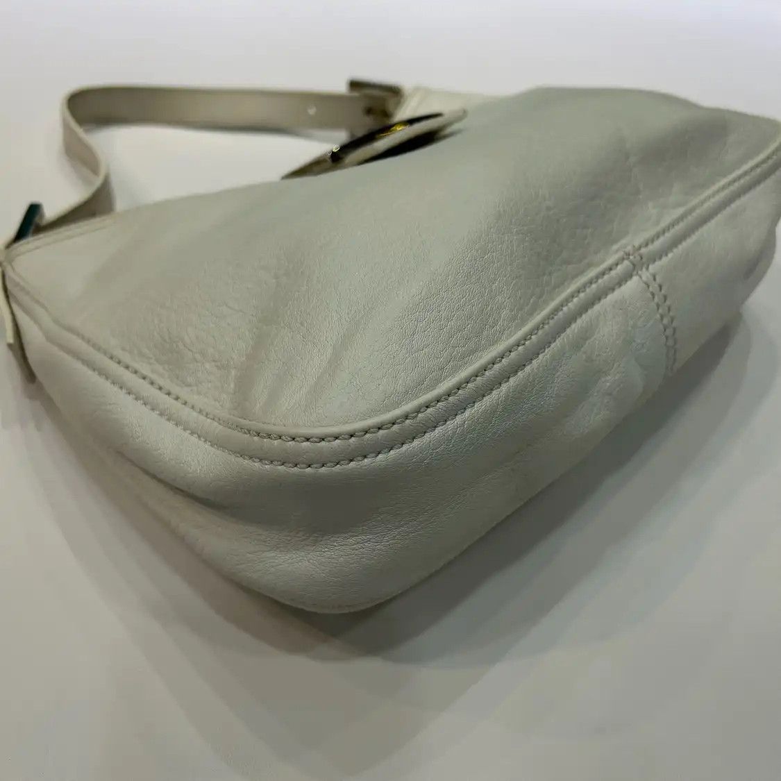 Fendi FENDI Mamma Forever white leather doubleF shoulder bag detachable strap Size ONE SIZE - 6 Thumbnail