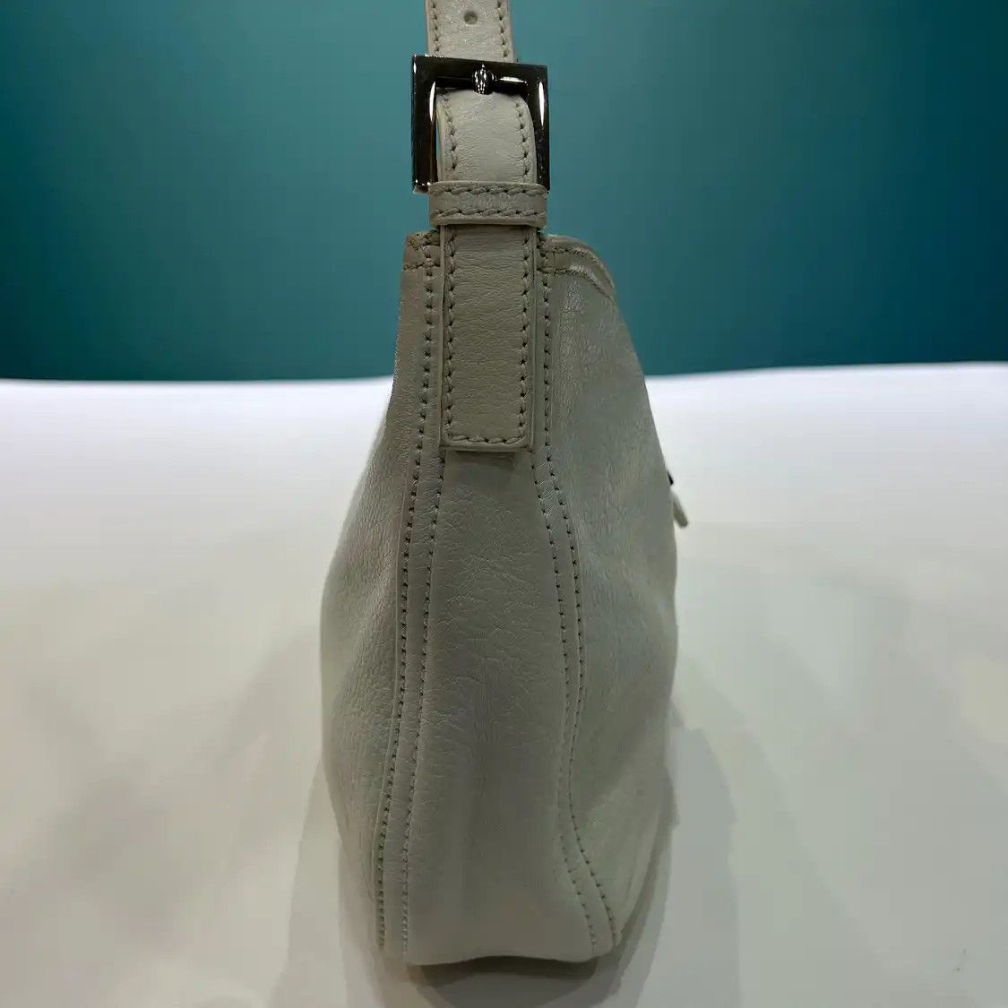Fendi FENDI Mamma Forever white leather doubleF shoulder bag detachable strap Size ONE SIZE - 4 Thumbnail