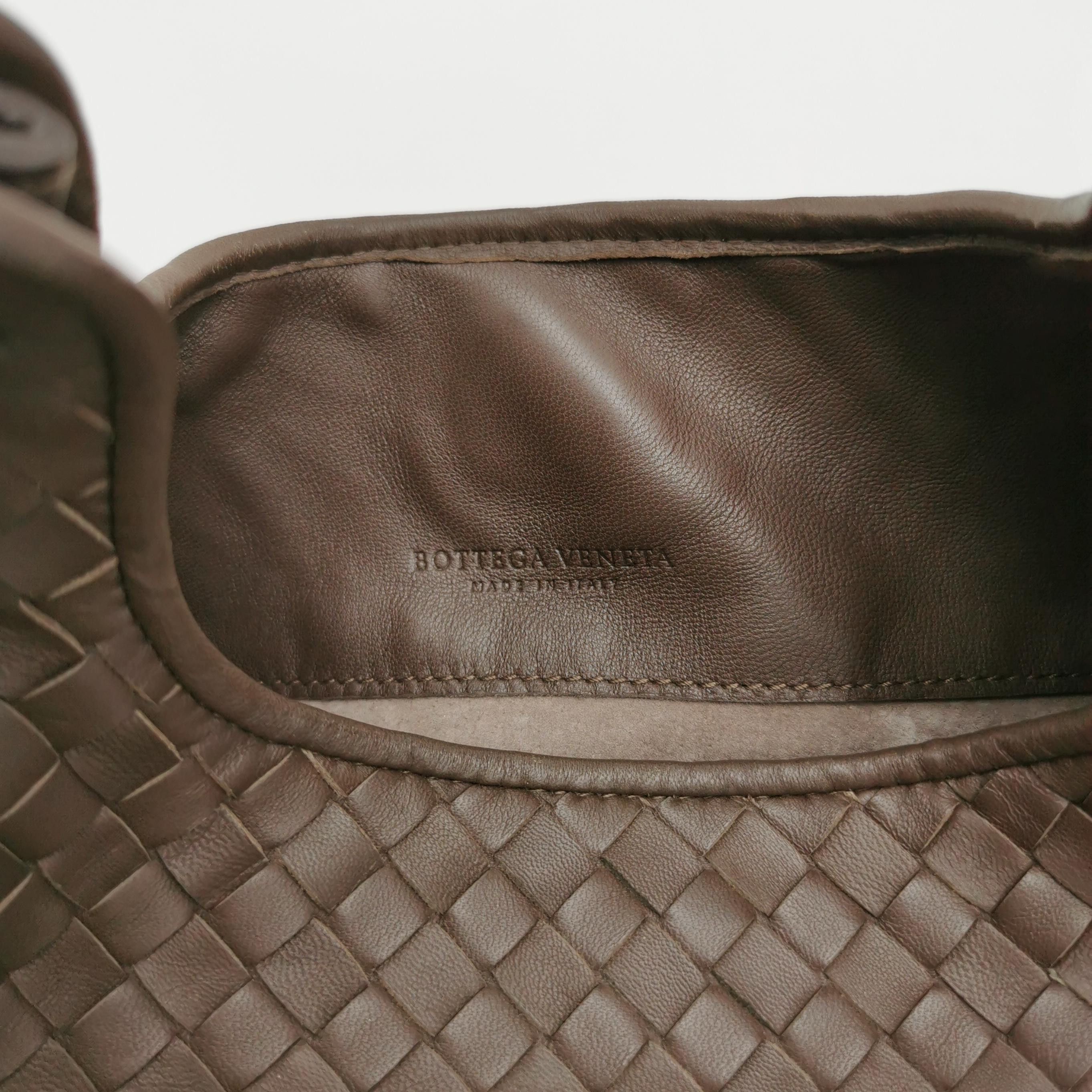 Bottega Veneta Bottega Veneta Brown Intrecciato Leather Shoulder Bag Size ONE SIZE - 8 Thumbnail
