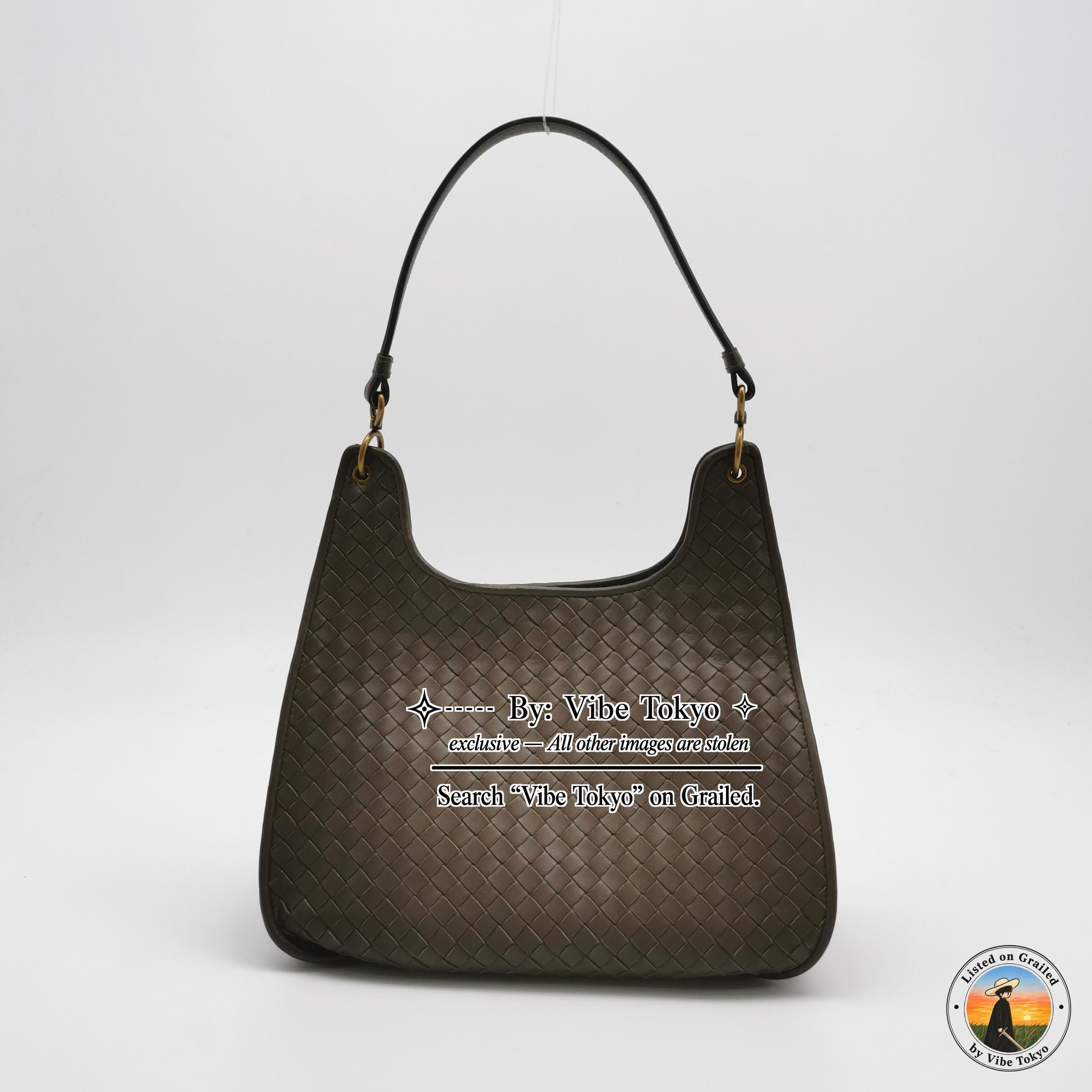Bottega Veneta Bottega Veneta Brown Intrecciato Leather Shoulder Bag Size ONE SIZE - 5 Thumbnail