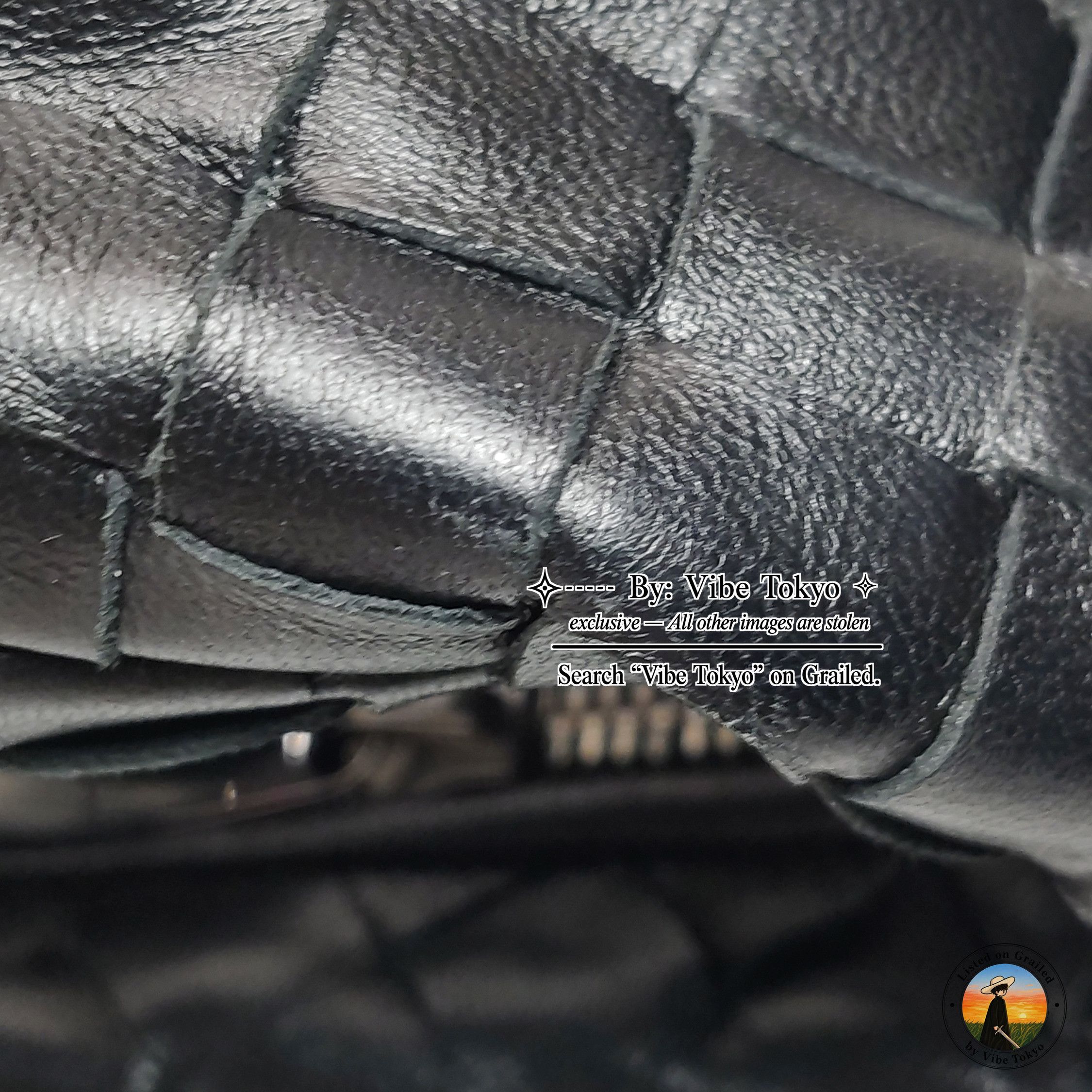 Bottega Veneta Bottega Veneta Jodie Black Leather Intrecciato Mini Bag Size ONE SIZE - 10 Thumbnail