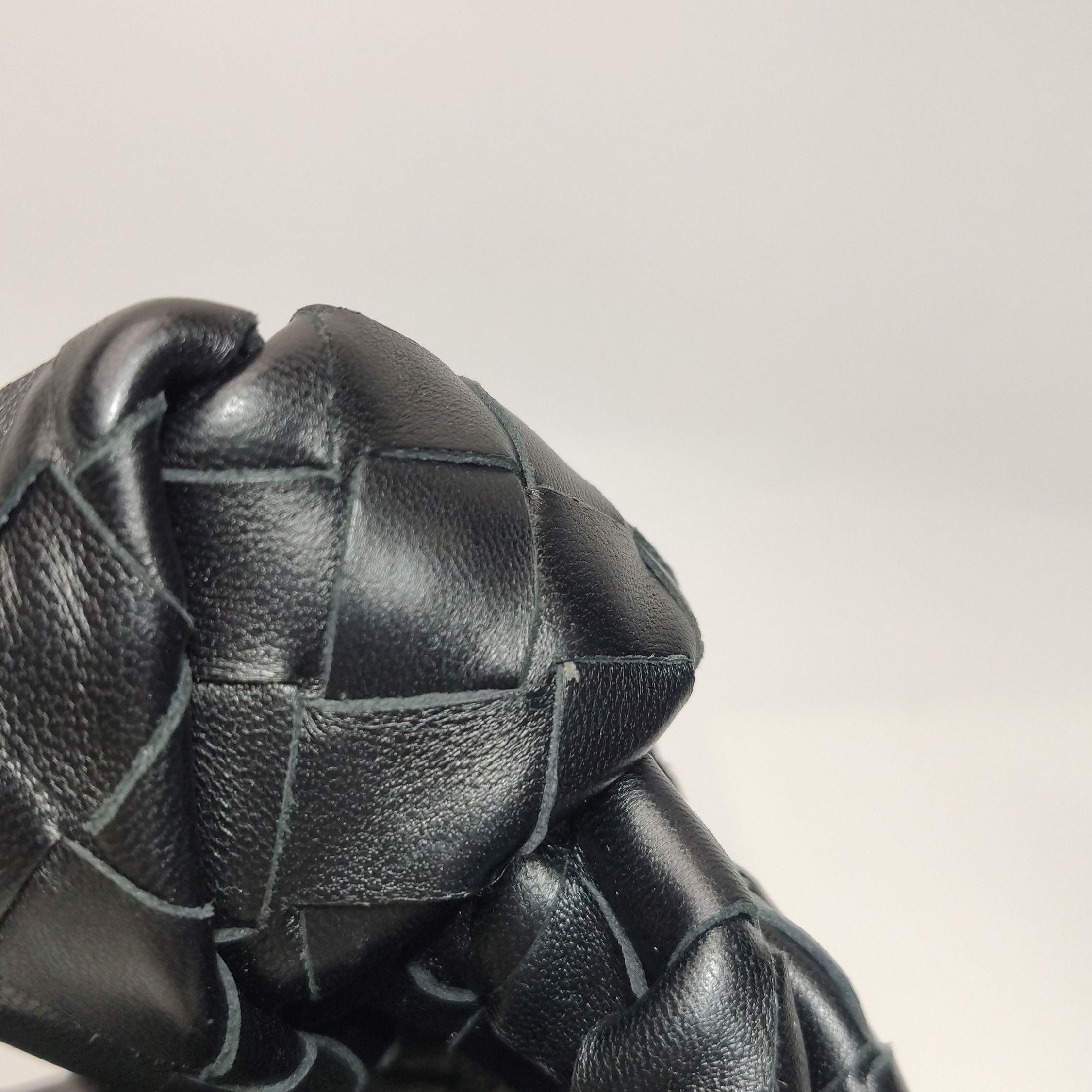 Bottega Veneta Bottega Veneta Jodie Black Leather Intrecciato Mini Bag Size ONE SIZE - 9 Thumbnail