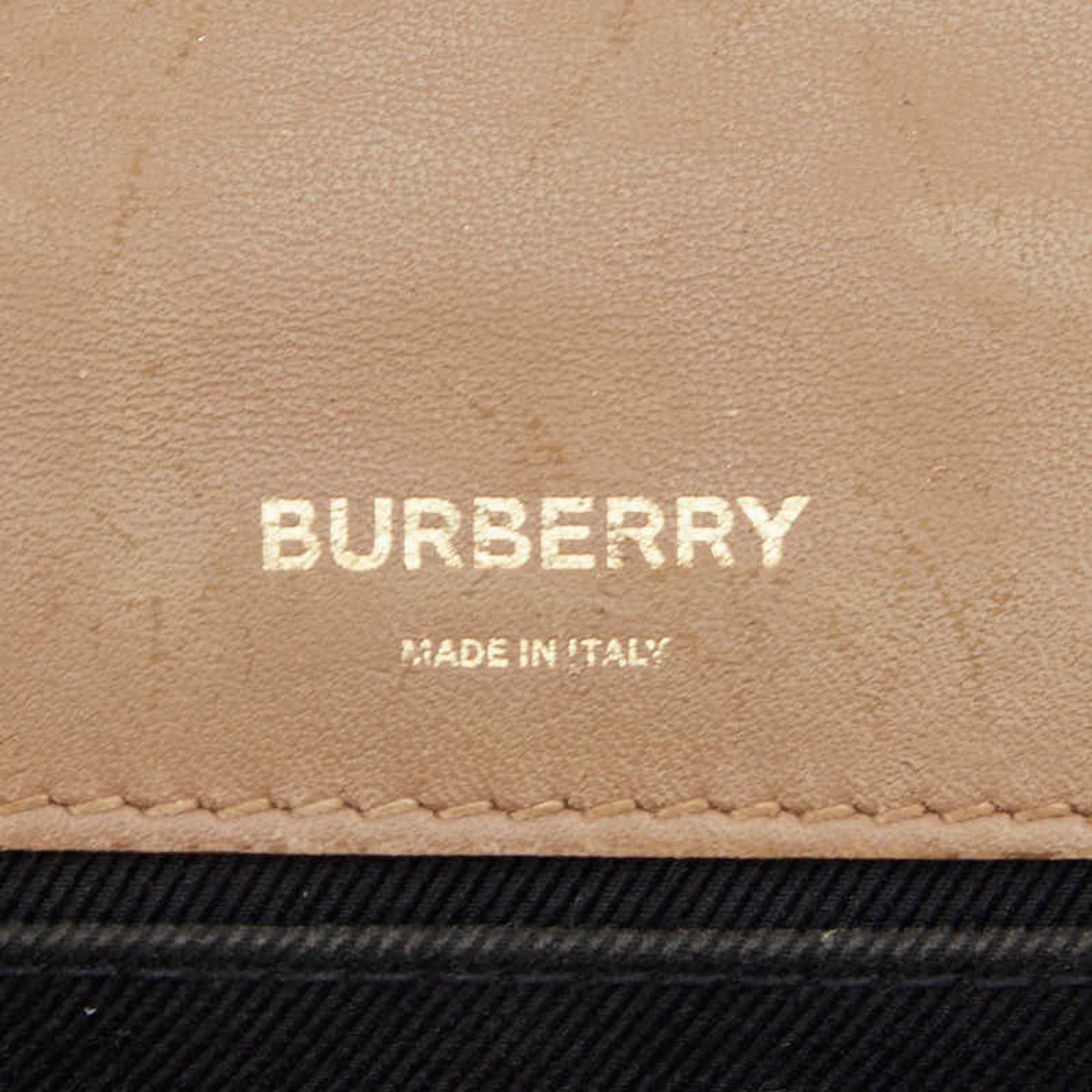 Burberry Burberry TB Small Laura Quilted Chain Shoulder Bag, Beige Leather, Women's. Size ONE SIZE - 13 Thumbnail