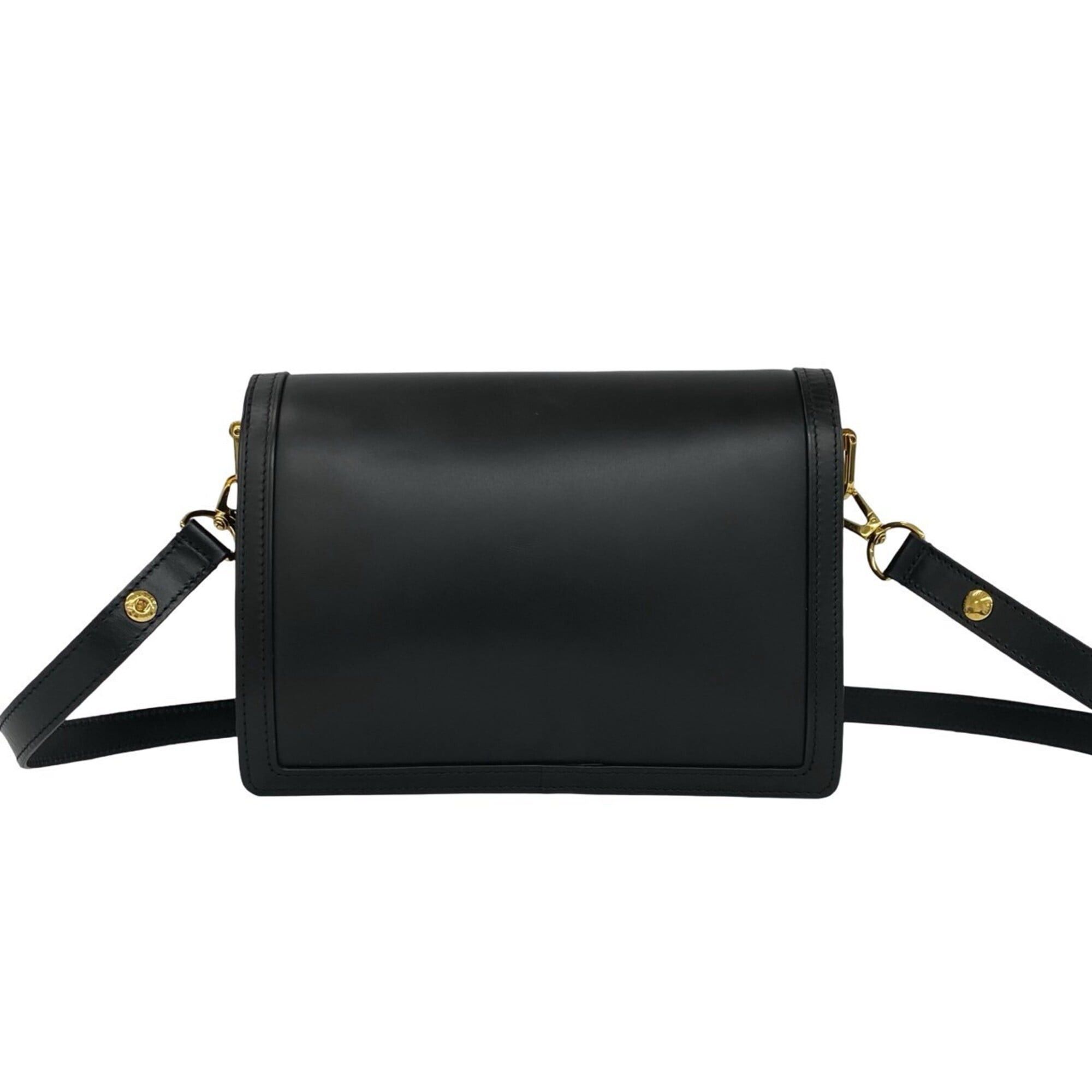 Louis Vuitton LOUIS VUITTON Dauphine MM Logo Hardware Leather Shoulder Bag Pouch Black 35794 Size ONE SIZE - 3 Thumbnail