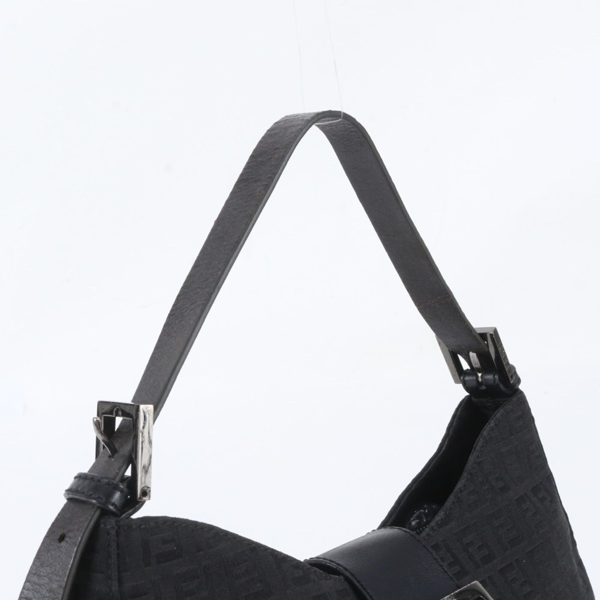 Fendi Fendi Zucchino Mamma Bucket Leather Shoulder Bag Handbag Black Women's Size ONE SIZE - 2 Thumbnail