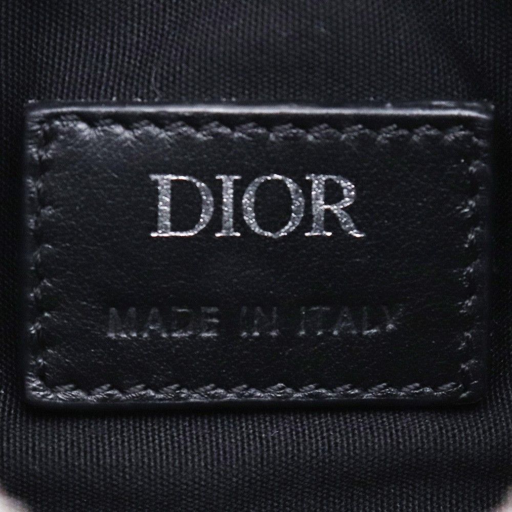 Dior DIOR Oblique Galaxy Leather Shoulder Bag Black Size F Size ONE SIZE - 8 Thumbnail