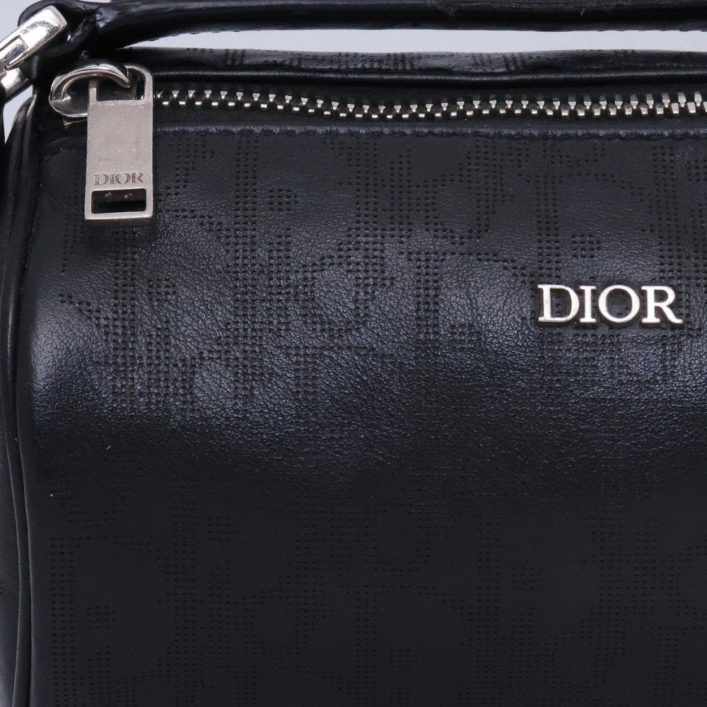 Dior DIOR Oblique Galaxy Leather Shoulder Bag Black Size F Size ONE SIZE - 4 Thumbnail