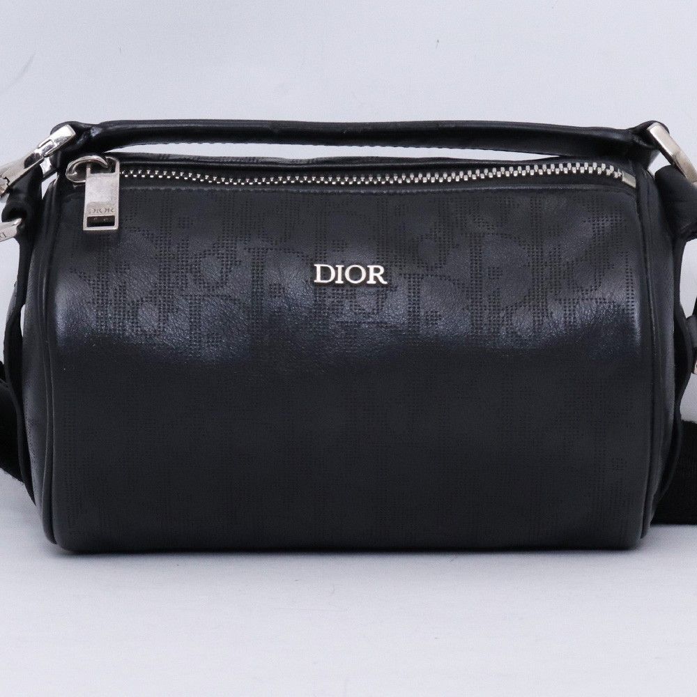 Dior DIOR Oblique Galaxy Leather Shoulder Bag Black Size F Size ONE SIZE - 2 Thumbnail