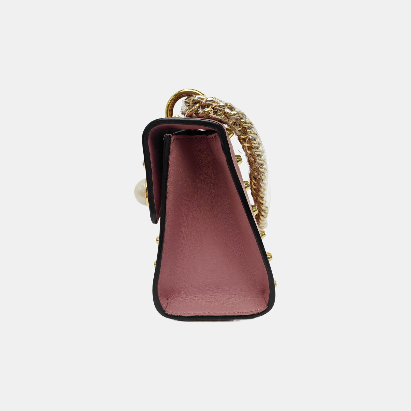 Gucci Gucci Padlock Studded Leather Shoulder Bag Size OS Size ONE SIZE - 3 Thumbnail