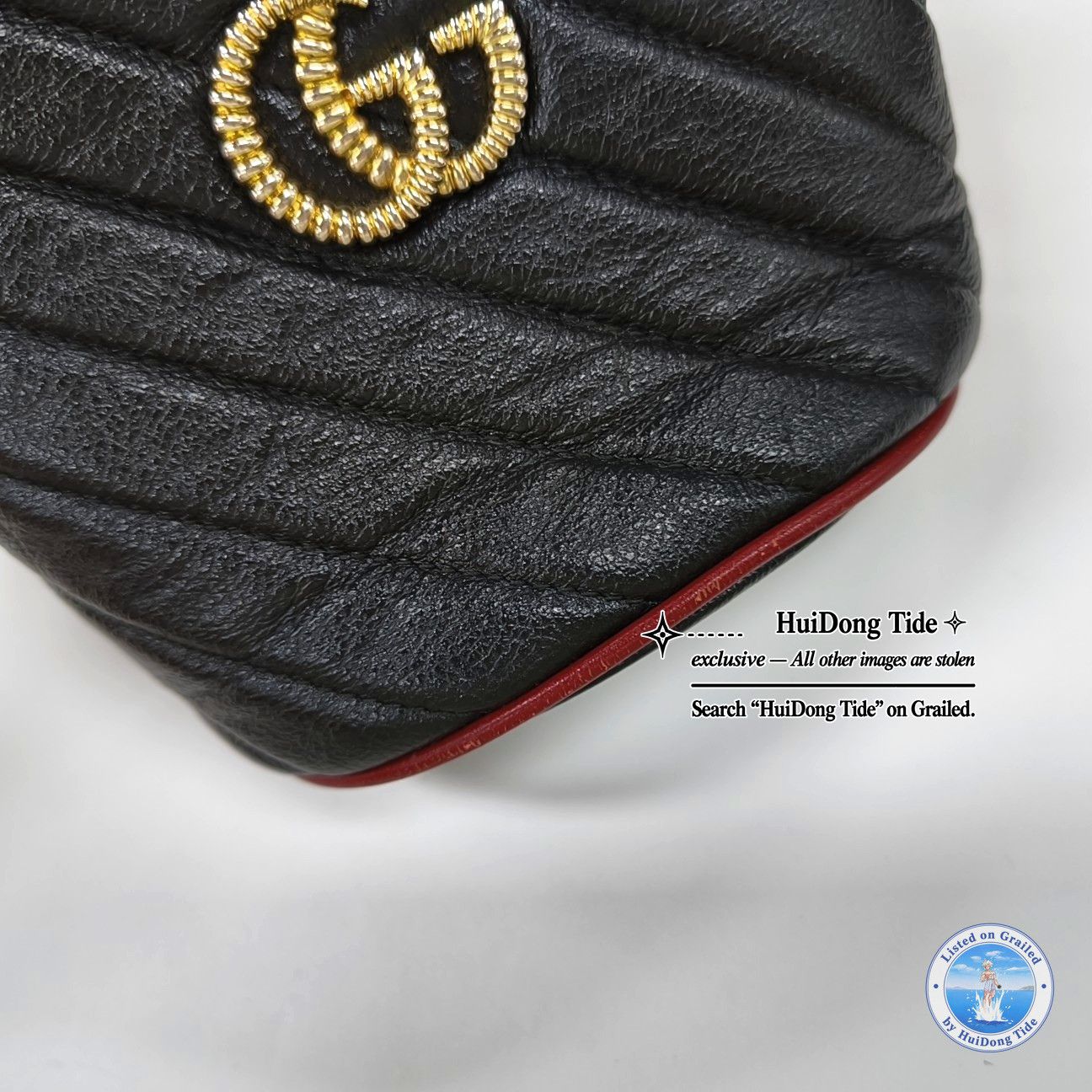 Gucci Gucci GG Marmont Quilted Bucket Bag Size ONE SIZE - 9 Thumbnail