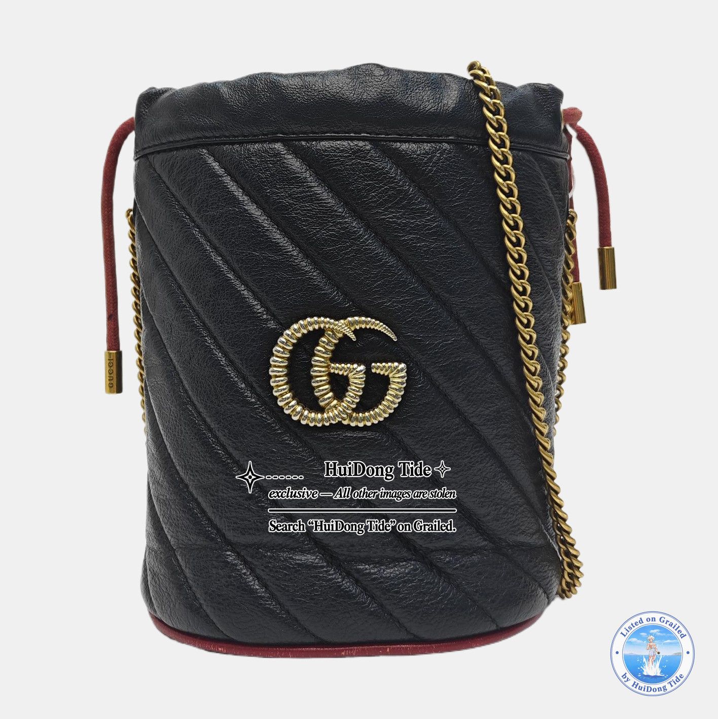 Gucci Gucci GG Marmont Quilted Bucket Bag Size ONE SIZE - 8 Thumbnail