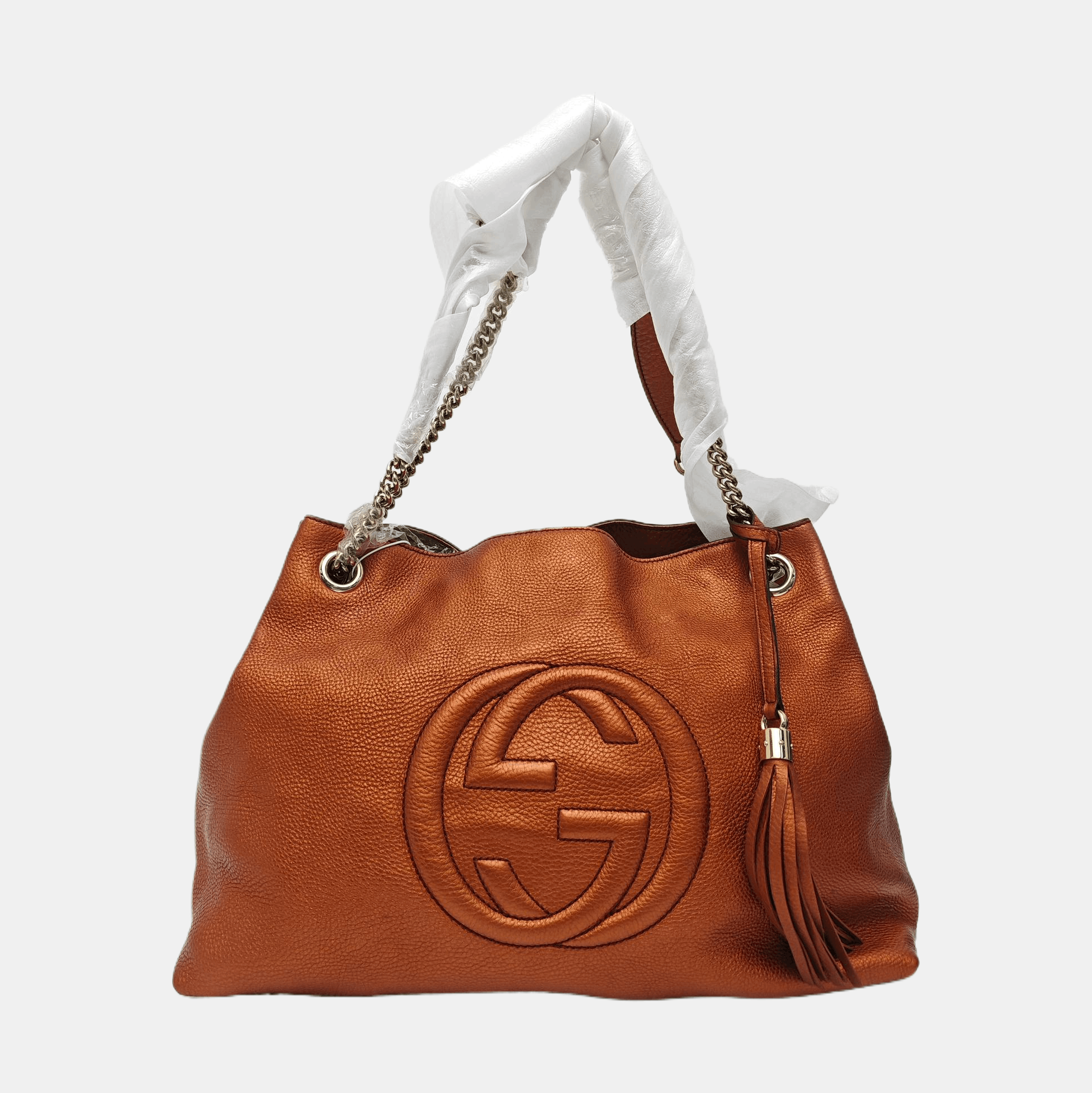 Gucci Gucci Soho Quilted Leather Tassel Tote Bag ONE SIZE Size ONE SIZE - 8 Thumbnail