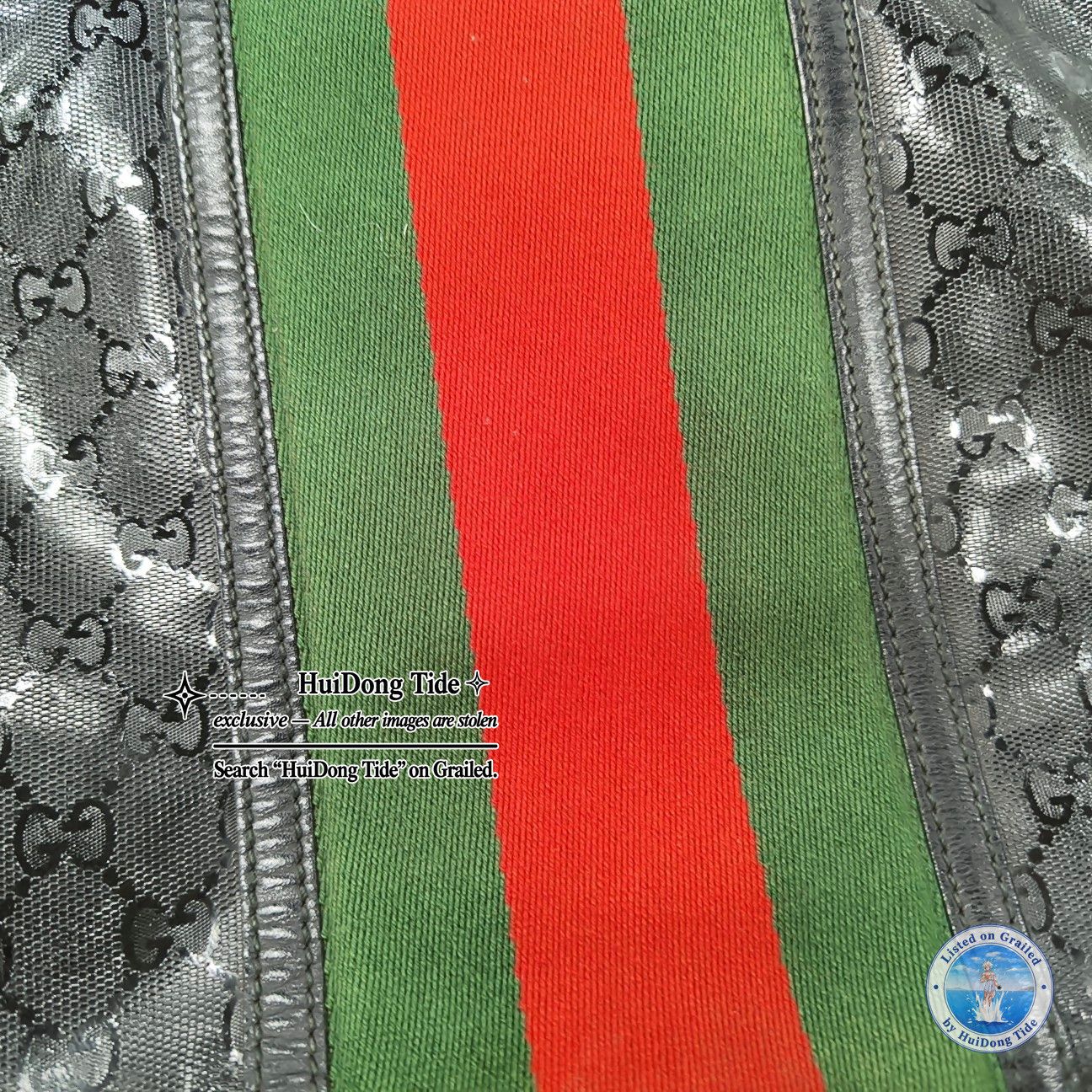 Gucci Gucci GG Coated Canvas Web Stripe Crossbody Bag Size ONE SIZE - 9 Thumbnail