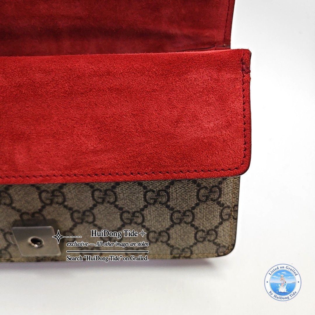 Gucci Gucci Dionysus Small GG Supreme Canvas Chain Shoulder Bag Size ONE SIZE - 8 Thumbnail