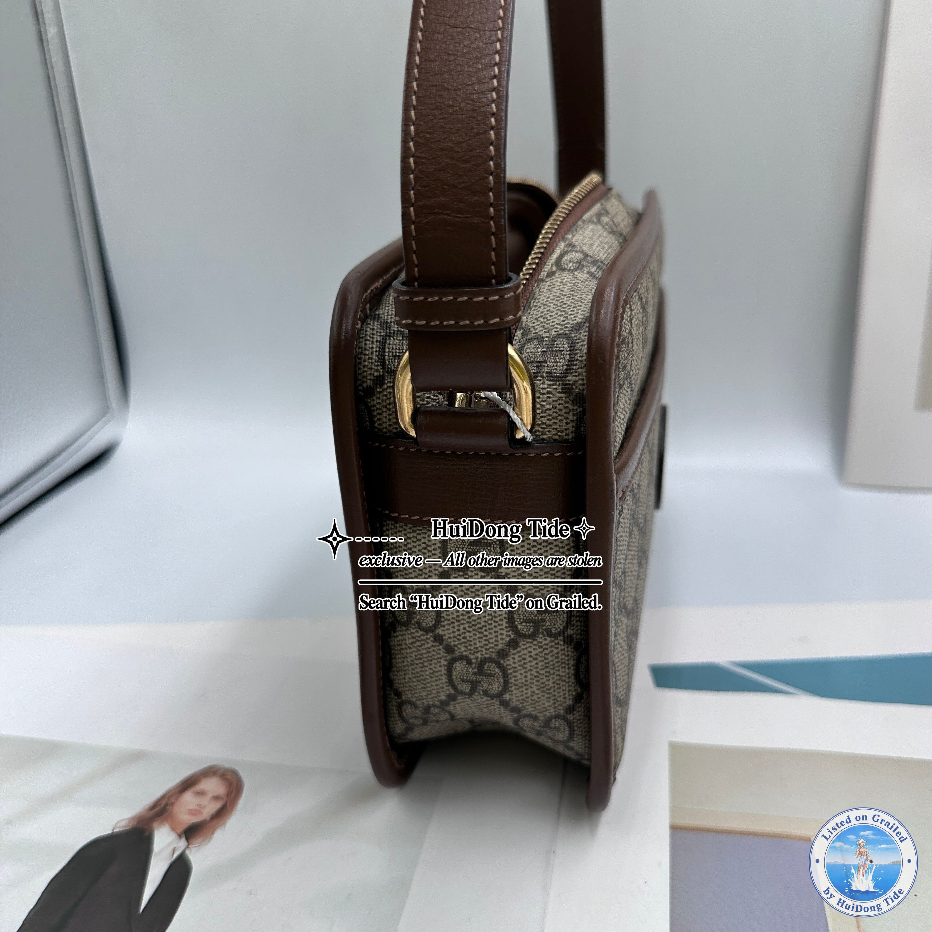 Gucci Gucci Interlocking G Coated Canvas Shoulder Bag Size ONE SIZE - 4 Thumbnail