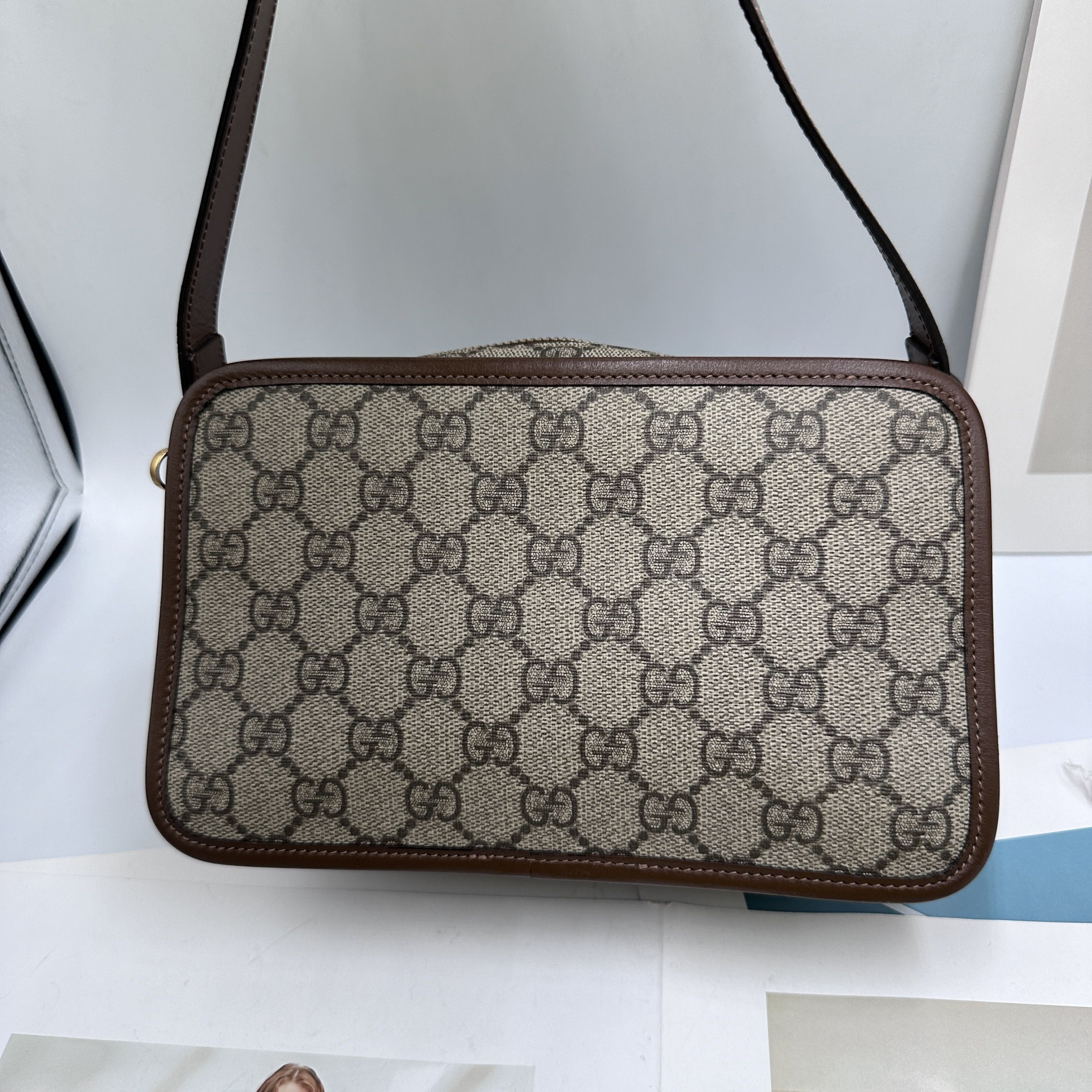 Gucci Gucci Interlocking G Coated Canvas Shoulder Bag Size ONE SIZE - 5 Thumbnail