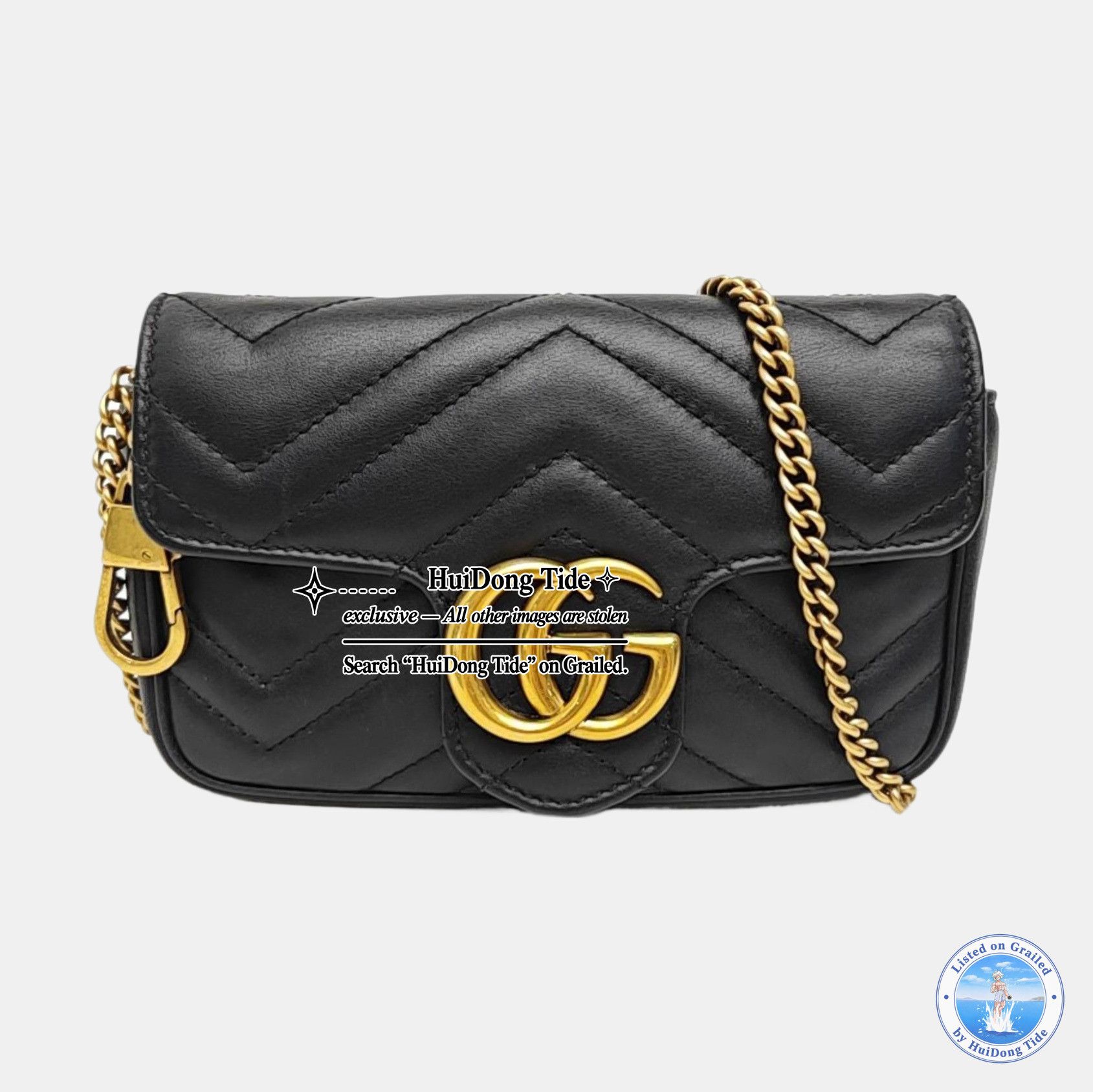 Gucci Gucci GG Marmont Matelasse Mini Shoulder Bag Size ONE SIZE - 8 Thumbnail
