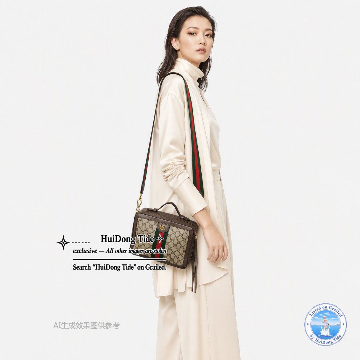 Gucci Gucci Ophidia GG Supreme Canvas Shoulder Bag Size ONE SIZE - 2 Thumbnail