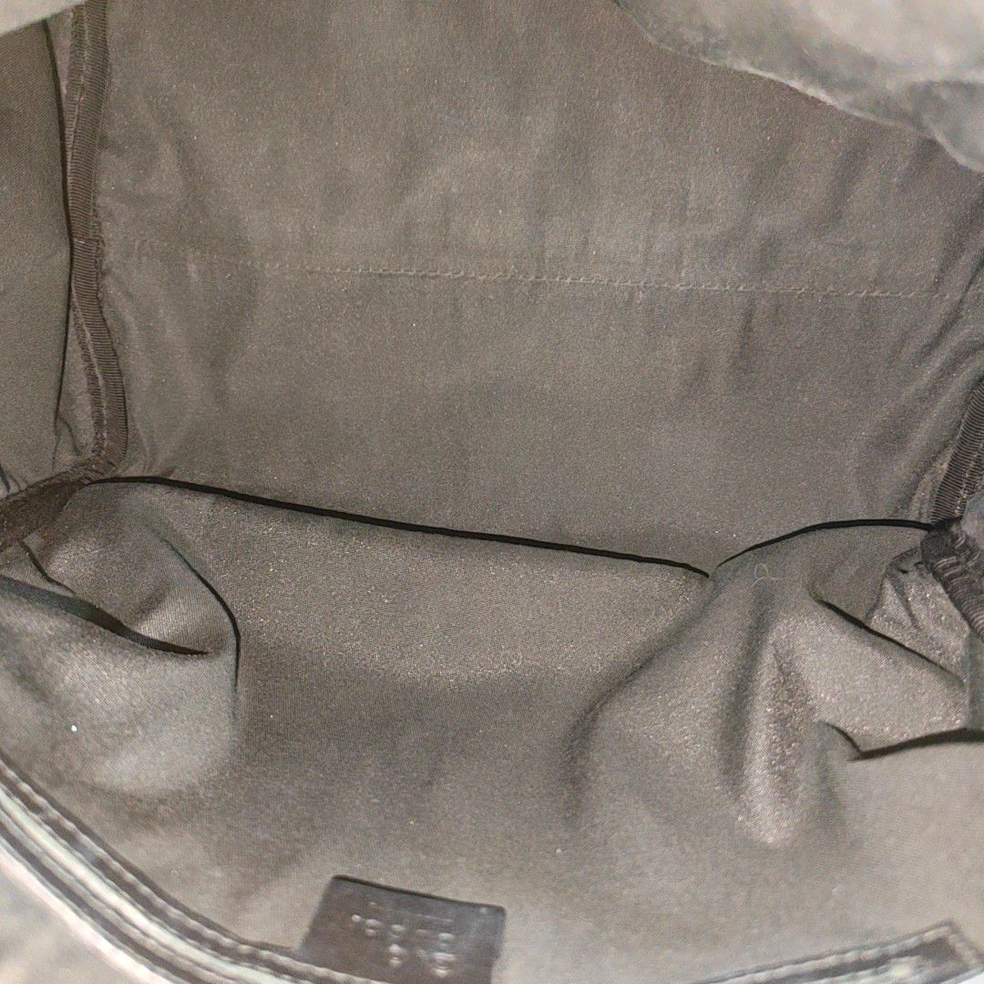 Gucci Gucci Black Leather Monogram Boston Bag ONE SIZE Size ONE SIZE - 7 Thumbnail