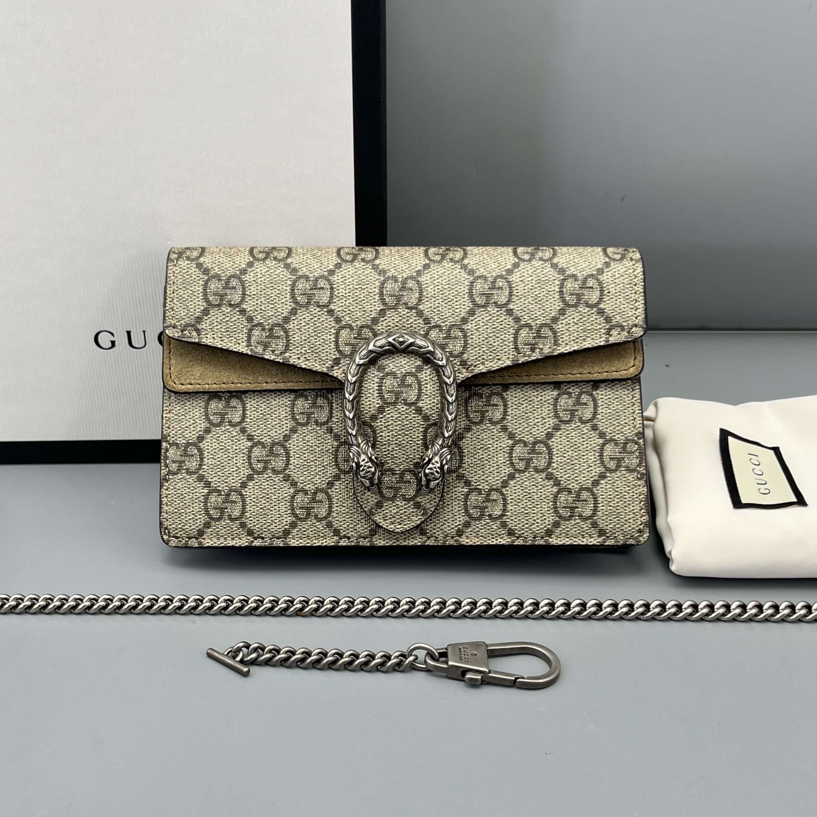 Gucci Gucci Dionysus Monogram Mini Bag ONE SIZE Size ONE SIZE - 2 Thumbnail