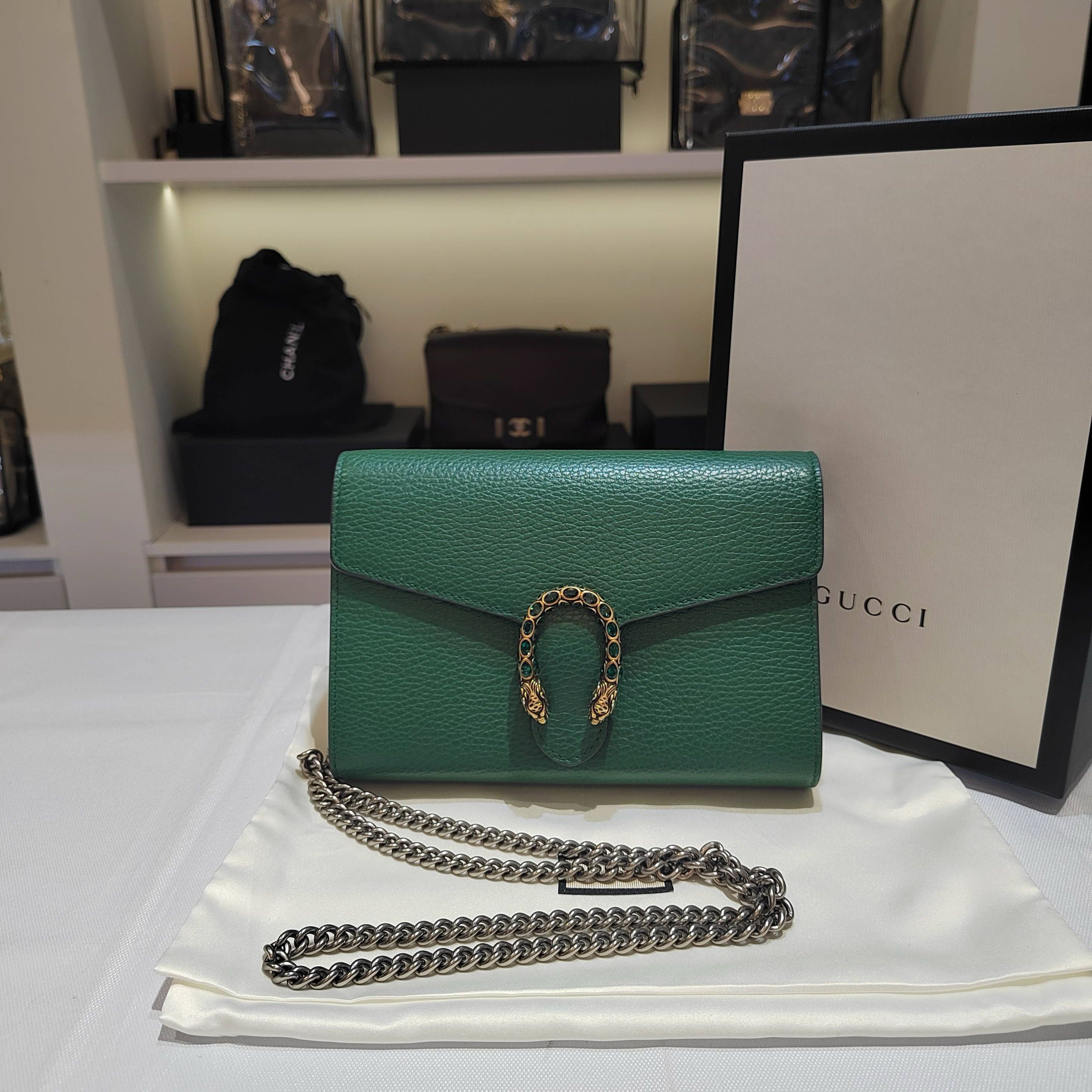 Gucci Gucci Dionysus Leather Tiger Head Chain Bag Size ONE SIZE - 2 Thumbnail