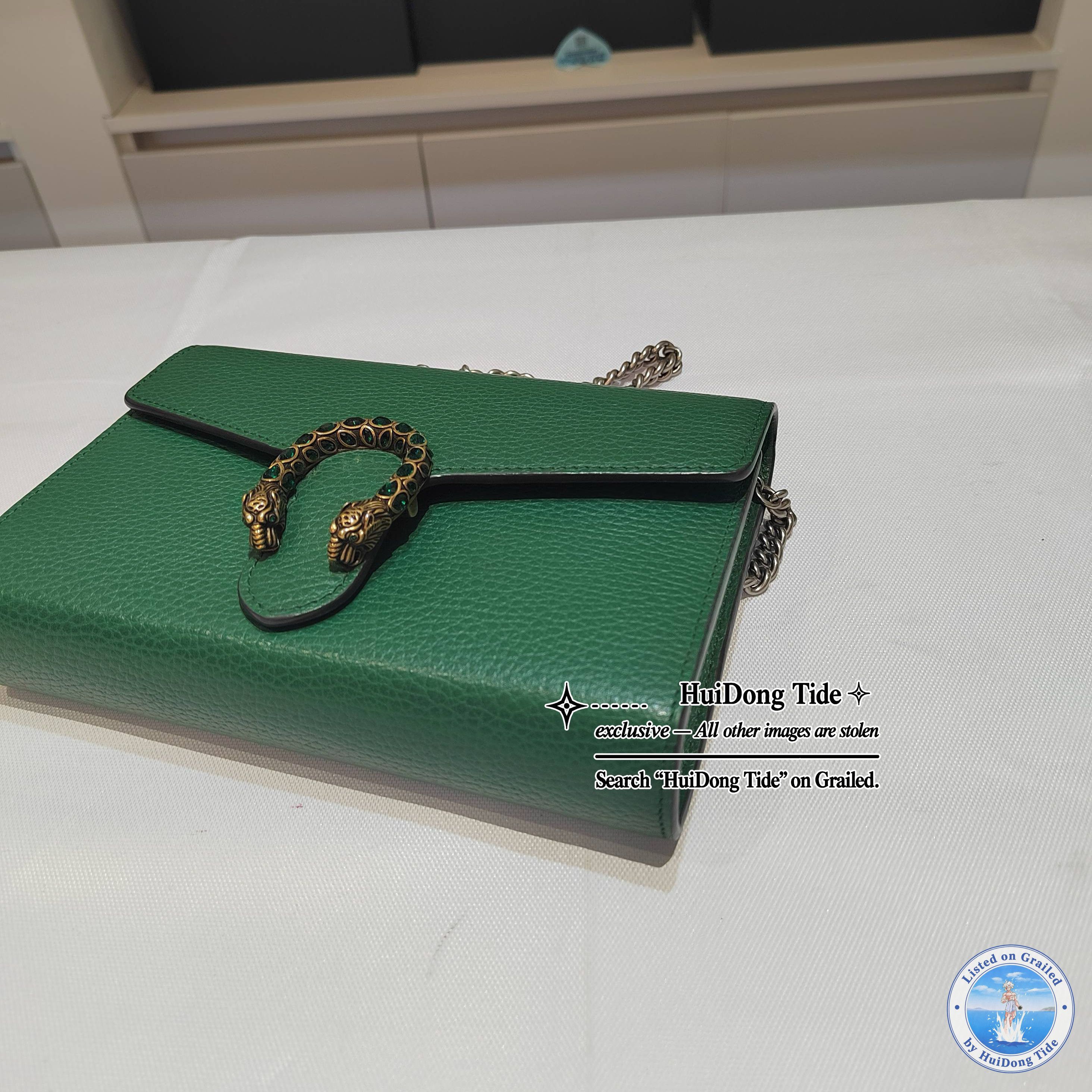 Gucci Gucci Dionysus Leather Tiger Head Chain Bag Size ONE SIZE - 5 Thumbnail