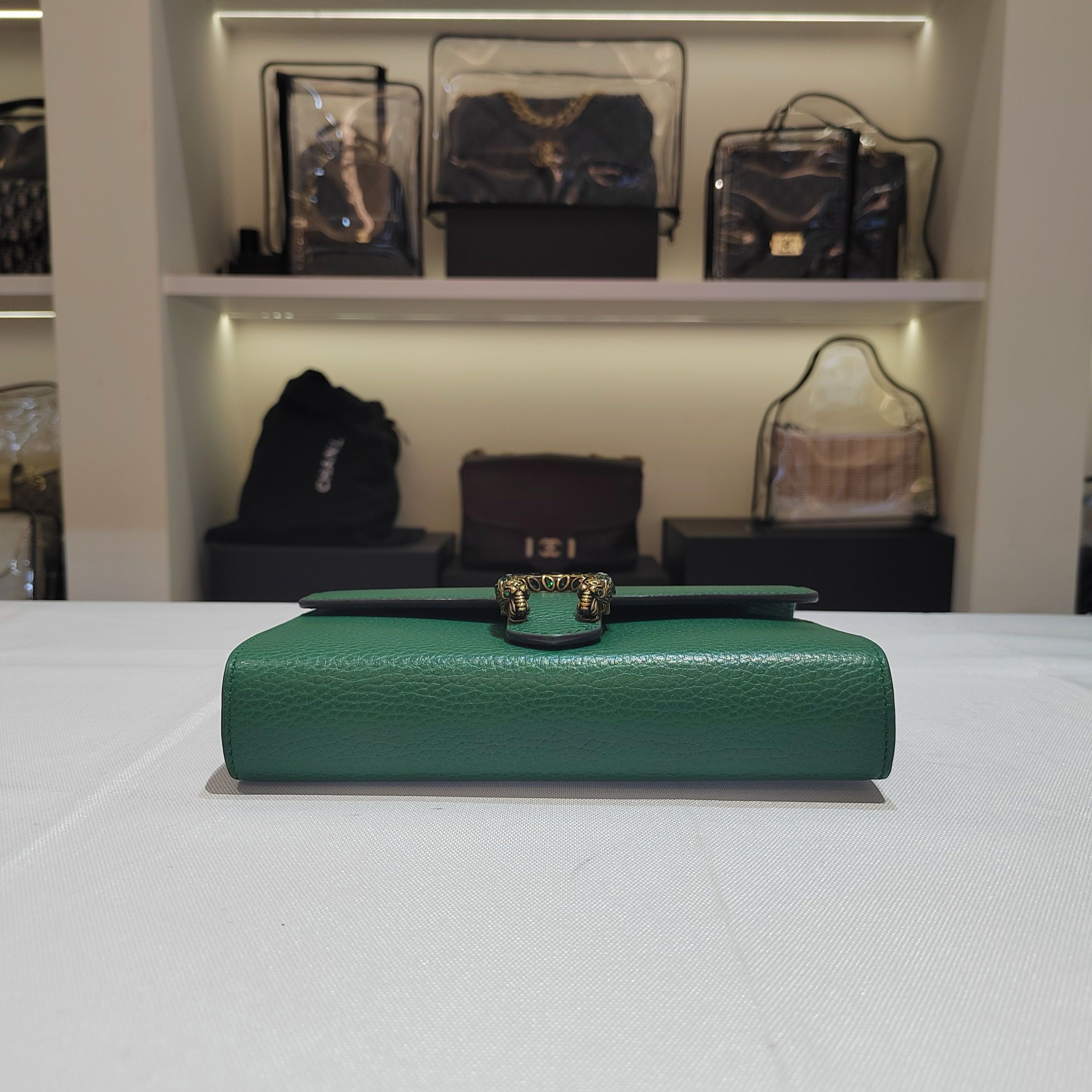 Gucci Gucci Dionysus Leather Tiger Head Chain Bag Size ONE SIZE - 4 Thumbnail