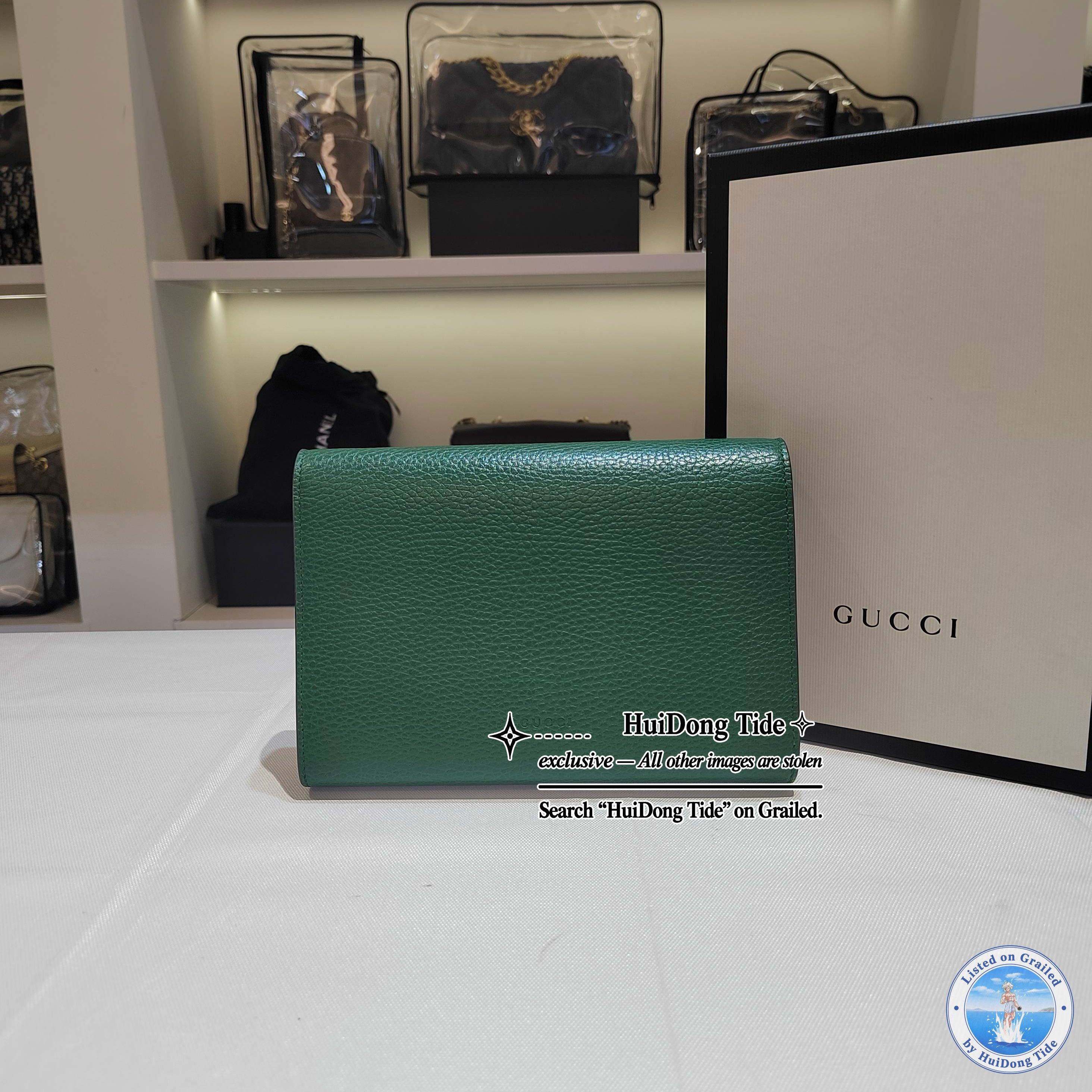 Gucci Gucci Dionysus Leather Tiger Head Chain Bag Size ONE SIZE - 3 Thumbnail