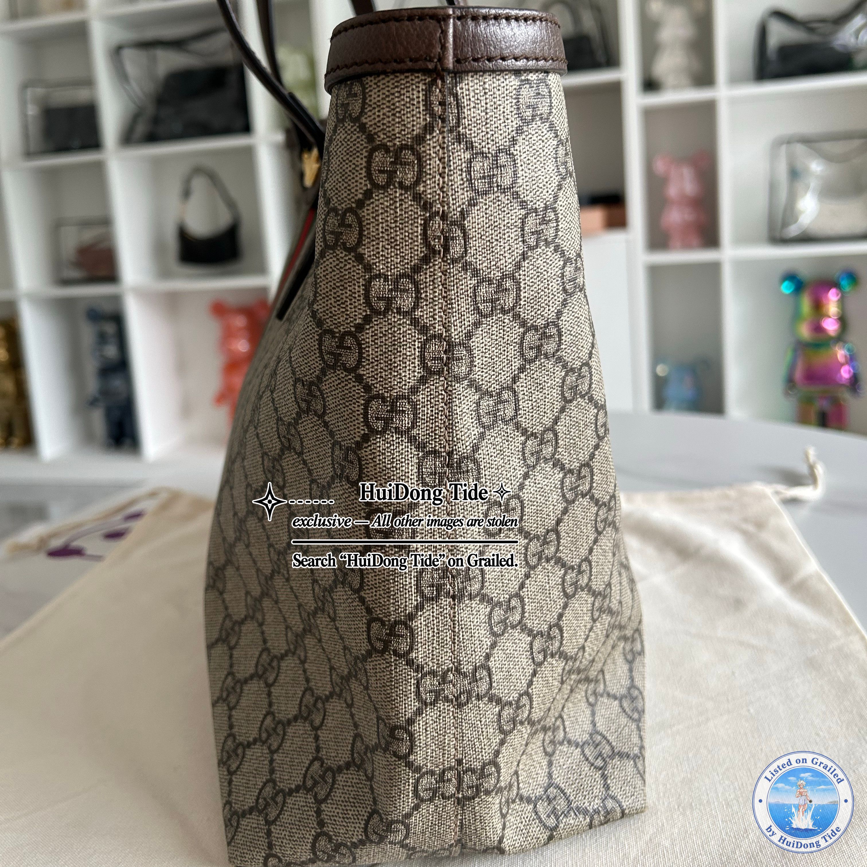 Gucci Gucci Ophidia GG Supreme Tote Bag Size ONE SIZE - 4 Thumbnail