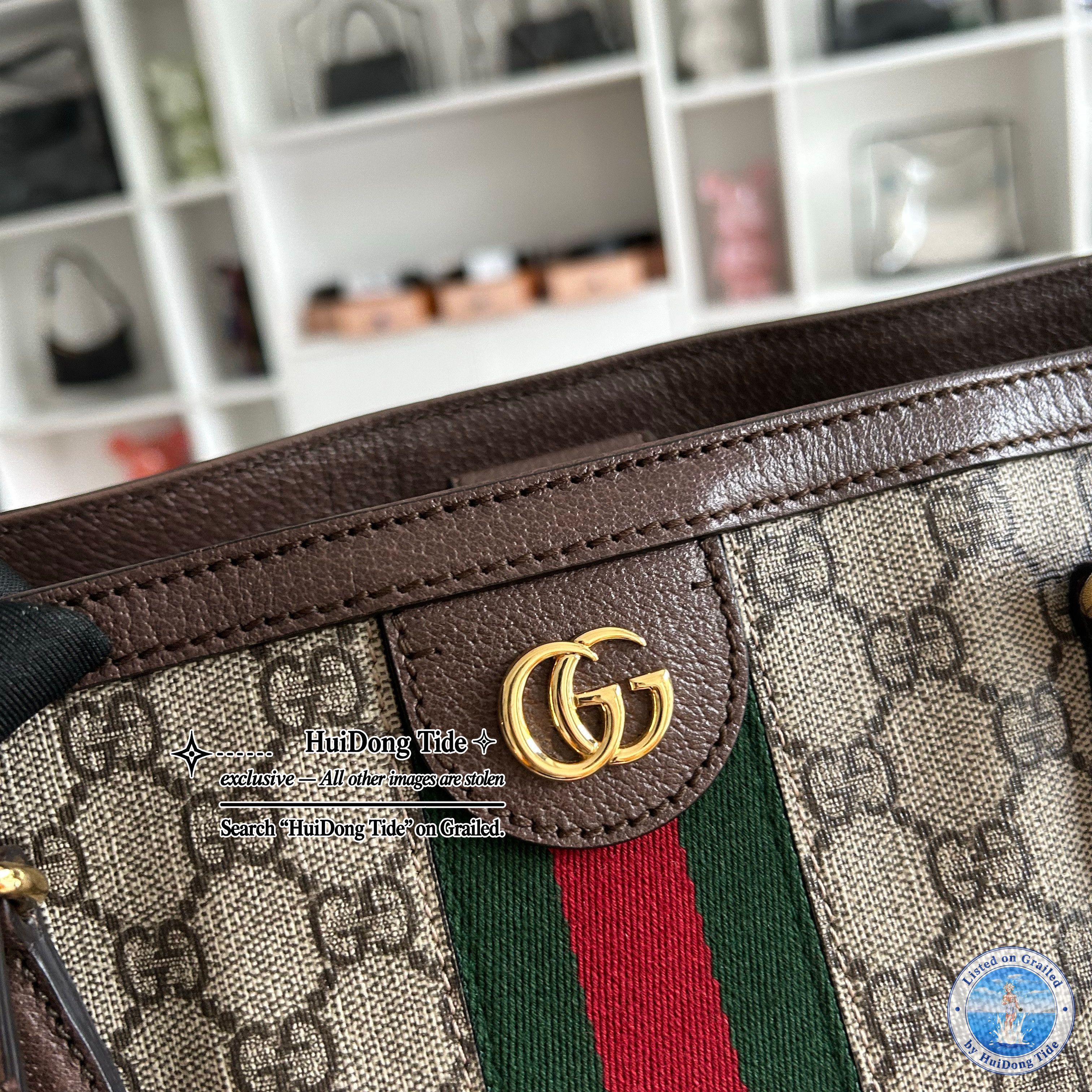 Gucci Gucci Ophidia GG Supreme Tote Bag Size ONE SIZE - 10 Thumbnail