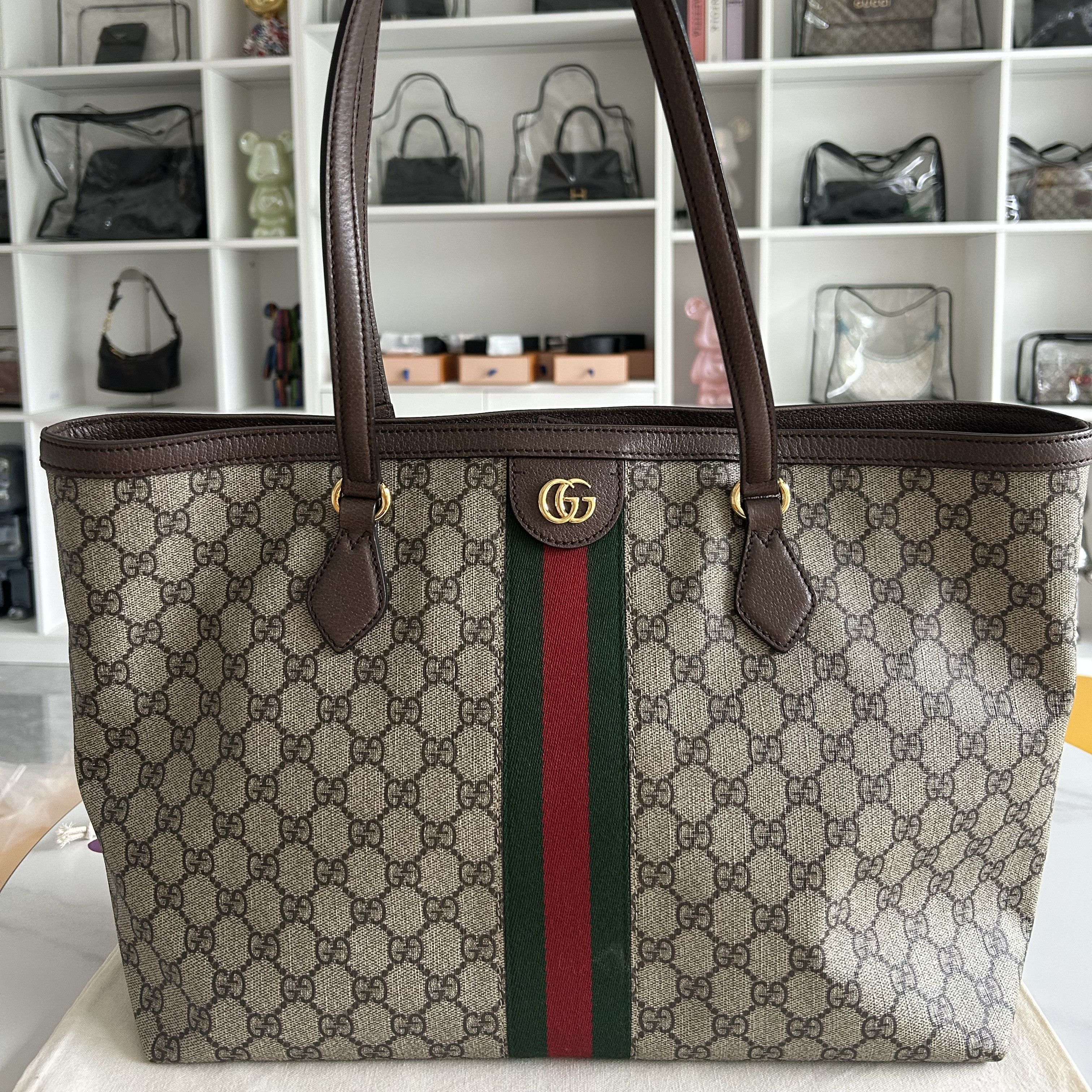 Gucci Gucci Ophidia GG Supreme Tote Bag Size ONE SIZE - 2 Thumbnail