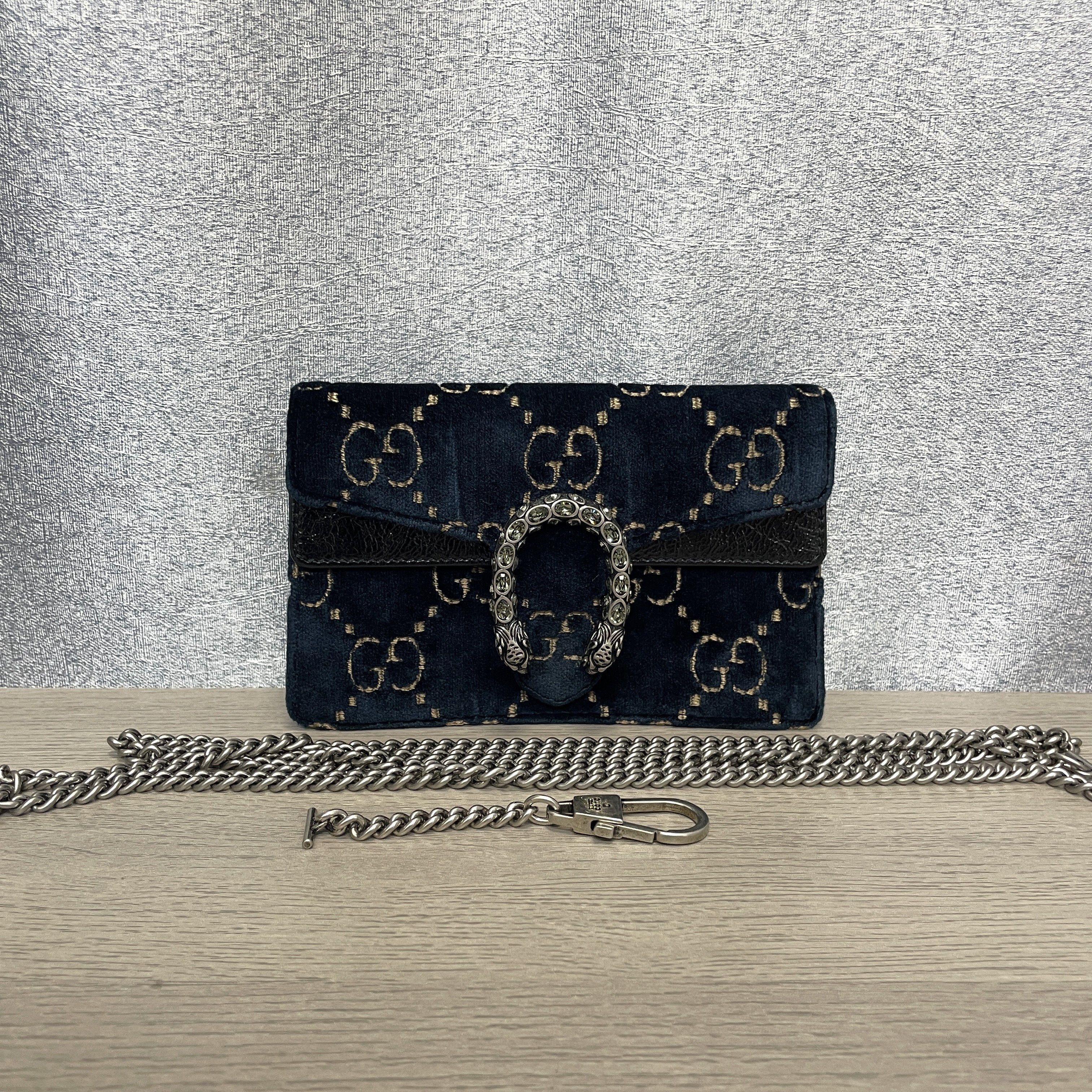 Gucci Gucci Dionysus Velvet Monogram Mini Bag Size ONE SIZE - 2 Thumbnail