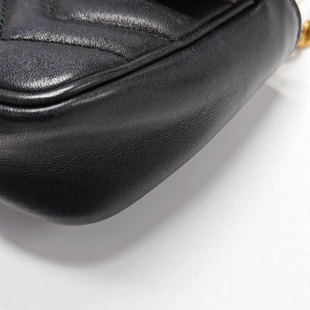 Gucci Gucci GG Marmont Matelasse Mini Shoulder Bag Black Size ONE SIZE - 13 Thumbnail