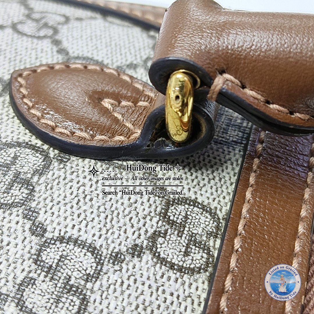 Gucci Gucci Horsebit 1955 Mini Canvas Handle Bag Size ONE SIZE - 11 Thumbnail