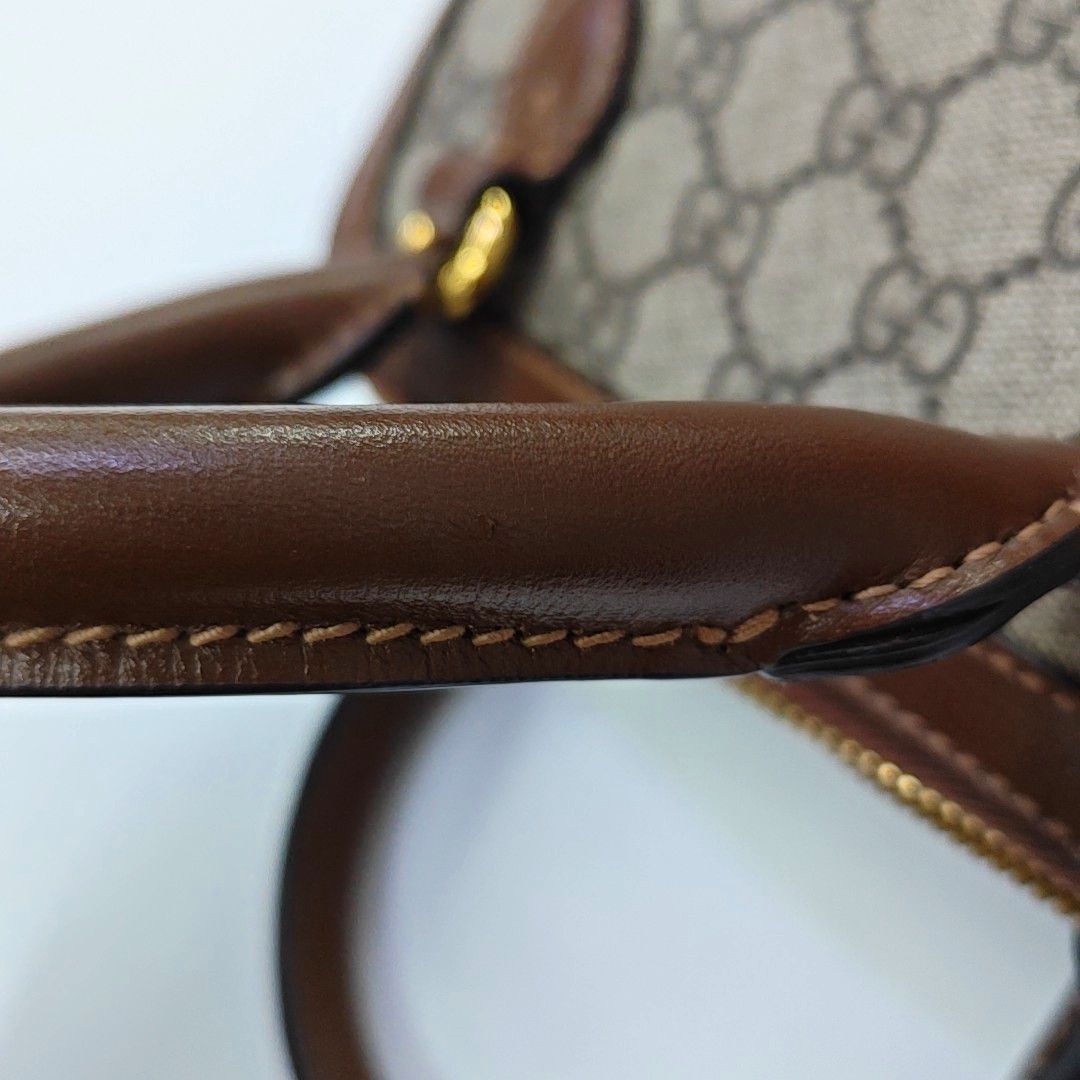 Gucci Gucci Horsebit 1955 Mini Canvas Handle Bag Size ONE SIZE - 10 Thumbnail