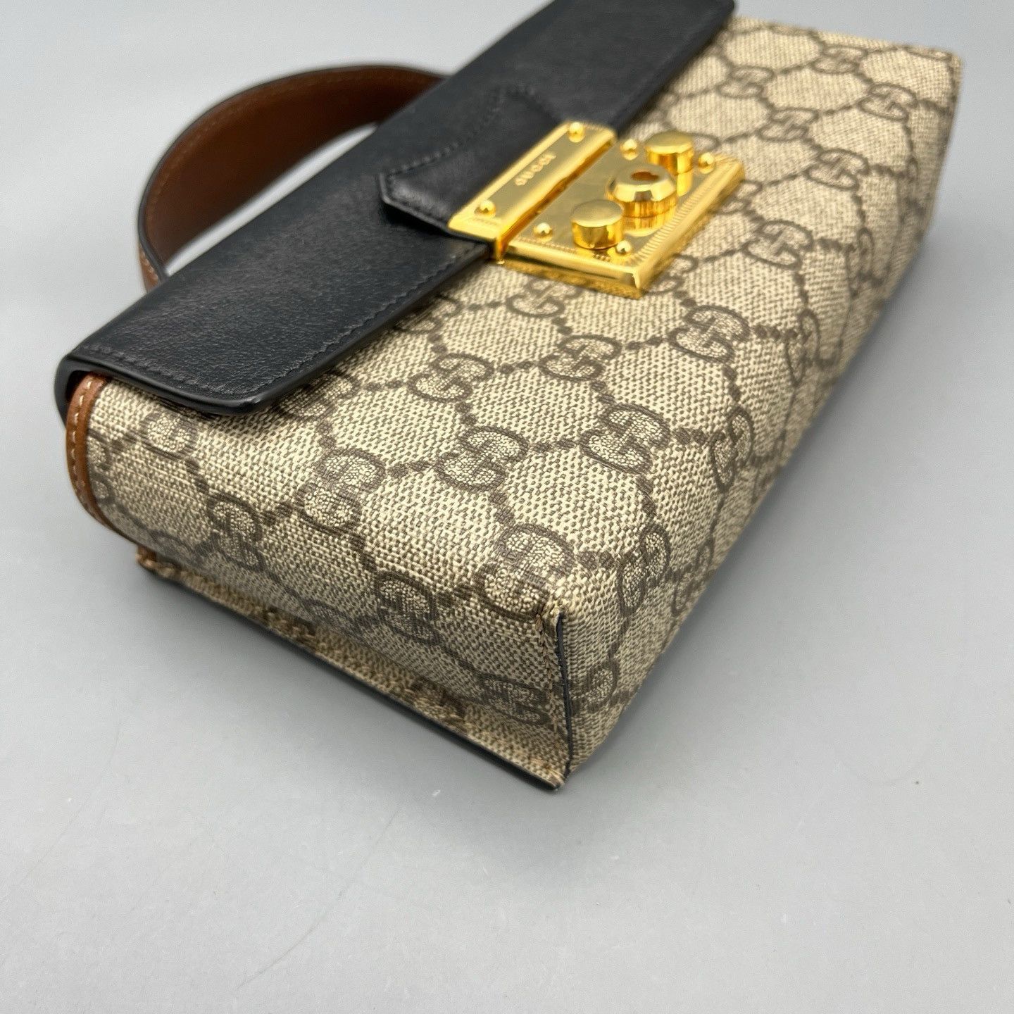 Gucci Gucci Padlock Mini GG Supreme Crossbody Bag Size ONE SIZE - 7 Thumbnail