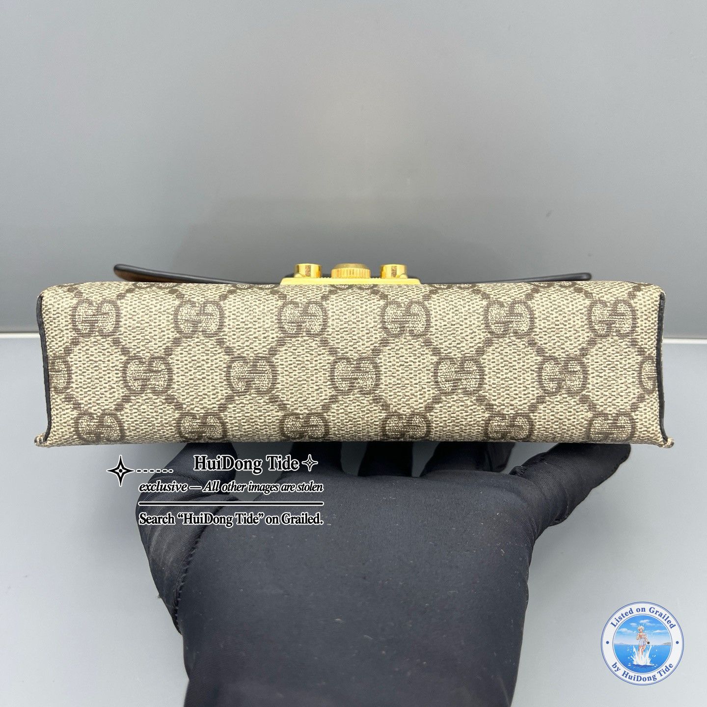 Gucci Gucci Padlock Mini GG Supreme Crossbody Bag Size ONE SIZE - 5 Thumbnail