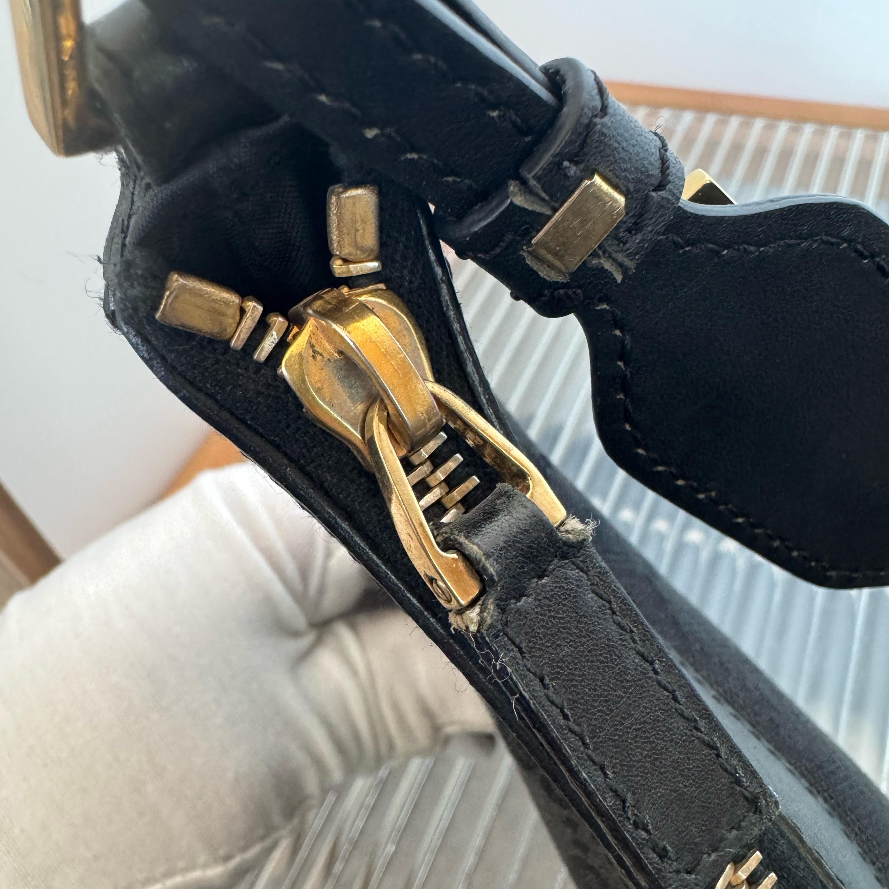 Gucci Gucci Black GG Canvas Horsebit Shoulder Bag Size ONE SIZE - 10 Thumbnail