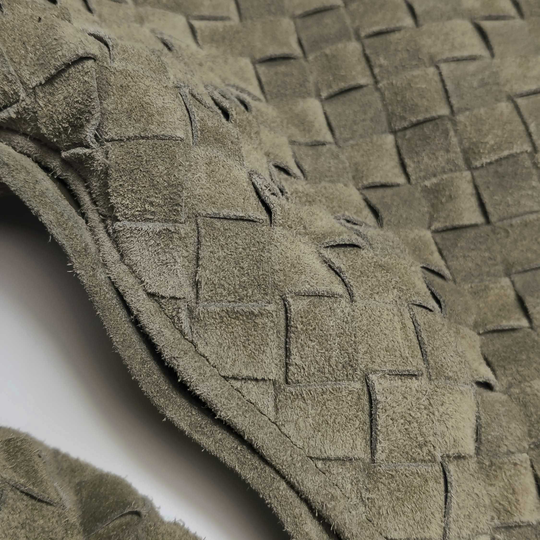 Bottega Veneta Bottega Veneta Suede Intrecciato Hop Shoulder Bag Size ONE SIZE - 12 Thumbnail