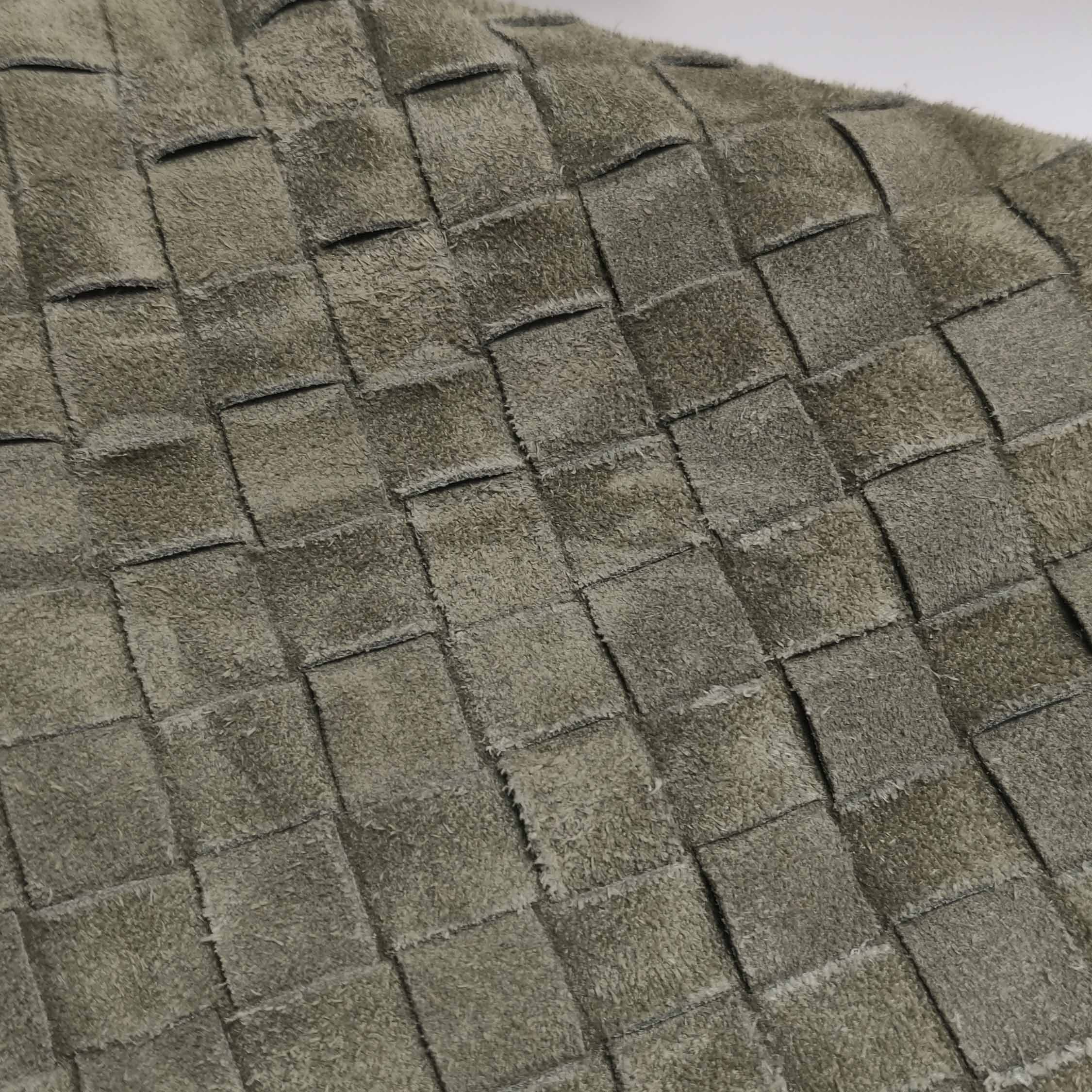 Bottega Veneta Bottega Veneta Suede Intrecciato Hop Shoulder Bag Size ONE SIZE - 10 Thumbnail