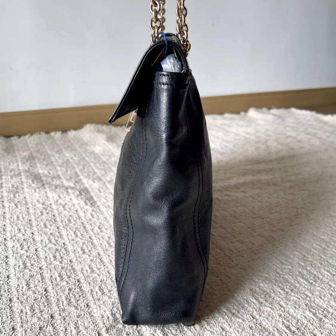 Fendi FENDI Baguette black cowhide leather doubleF quilted shoulder bag Size ONE SIZE - 3 Thumbnail