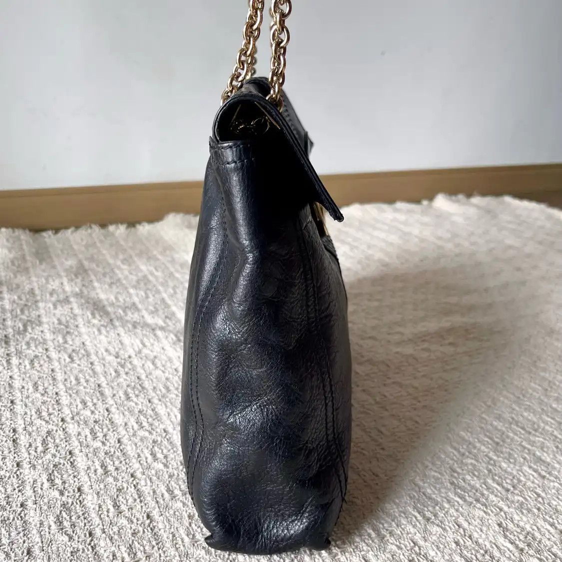 Fendi FENDI Baguette black cowhide leather doubleF quilted shoulder bag Size ONE SIZE - 4 Thumbnail