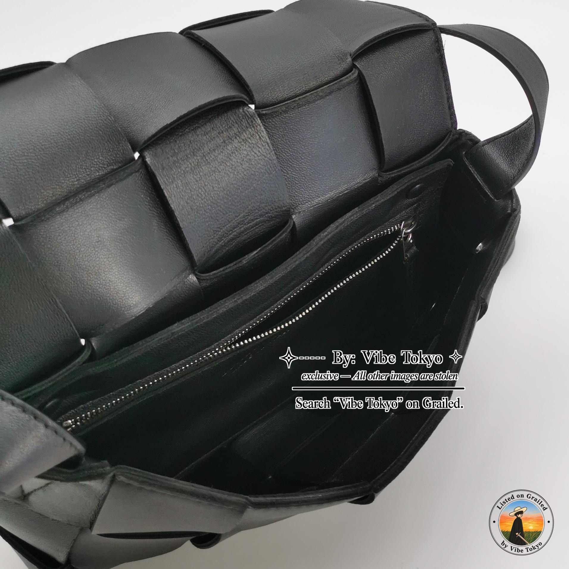 Bottega Veneta Bottega Veneta Cassette Intreccio Leather Shoulder Bag Size ONE SIZE - 7 Thumbnail