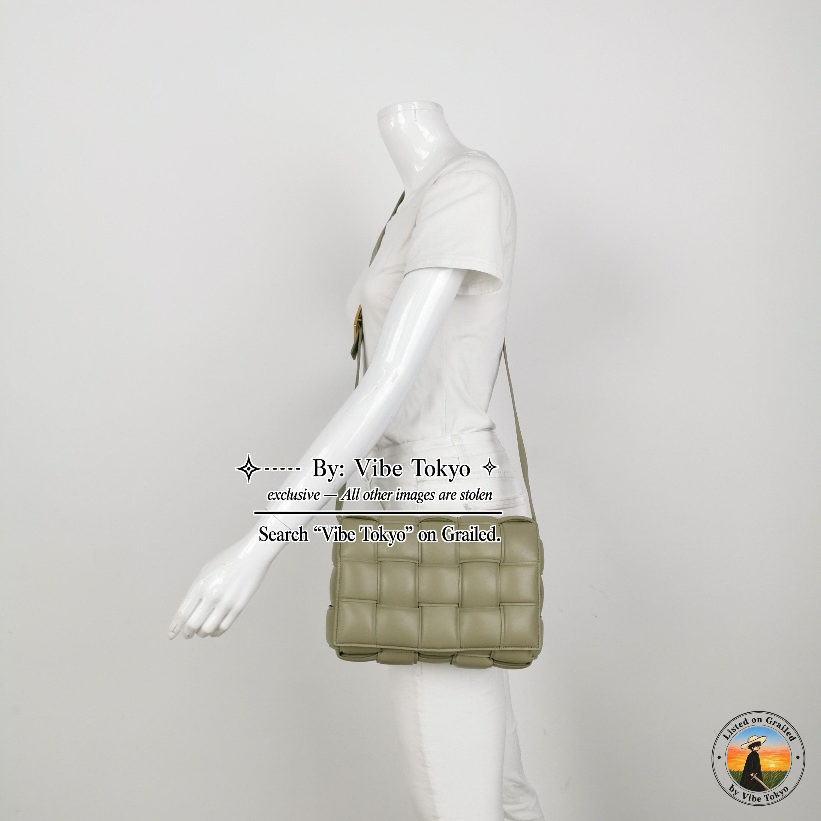 Bottega Veneta Bottega Veneta Cassette Intreccio Leather Crossbody Bag Size ONE SIZE - 2 Thumbnail