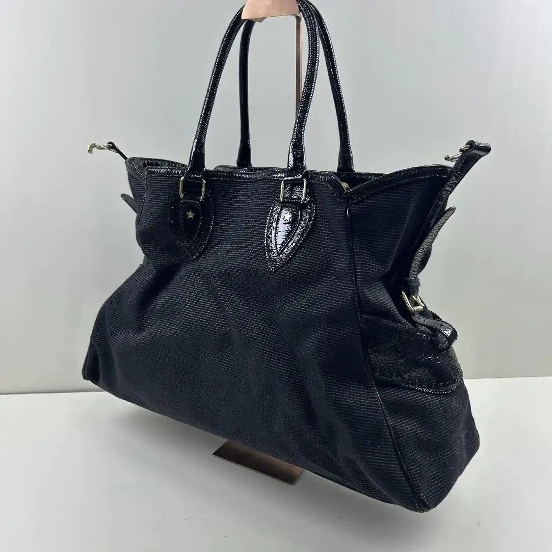 Fendi FENDI black canvas handbag Size ONE SIZE - 7 Thumbnail