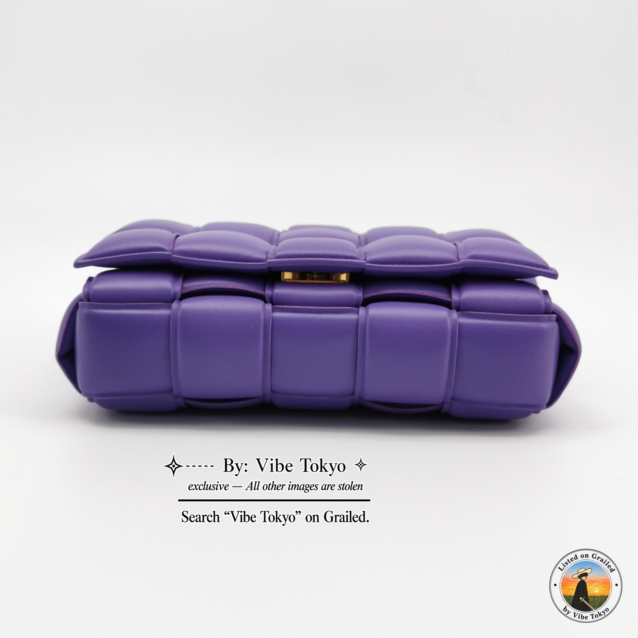 Bottega Veneta Bottega Veneta Purple Intreccio Cassette Shoulder Bag Size ONE SIZE - 6 Thumbnail