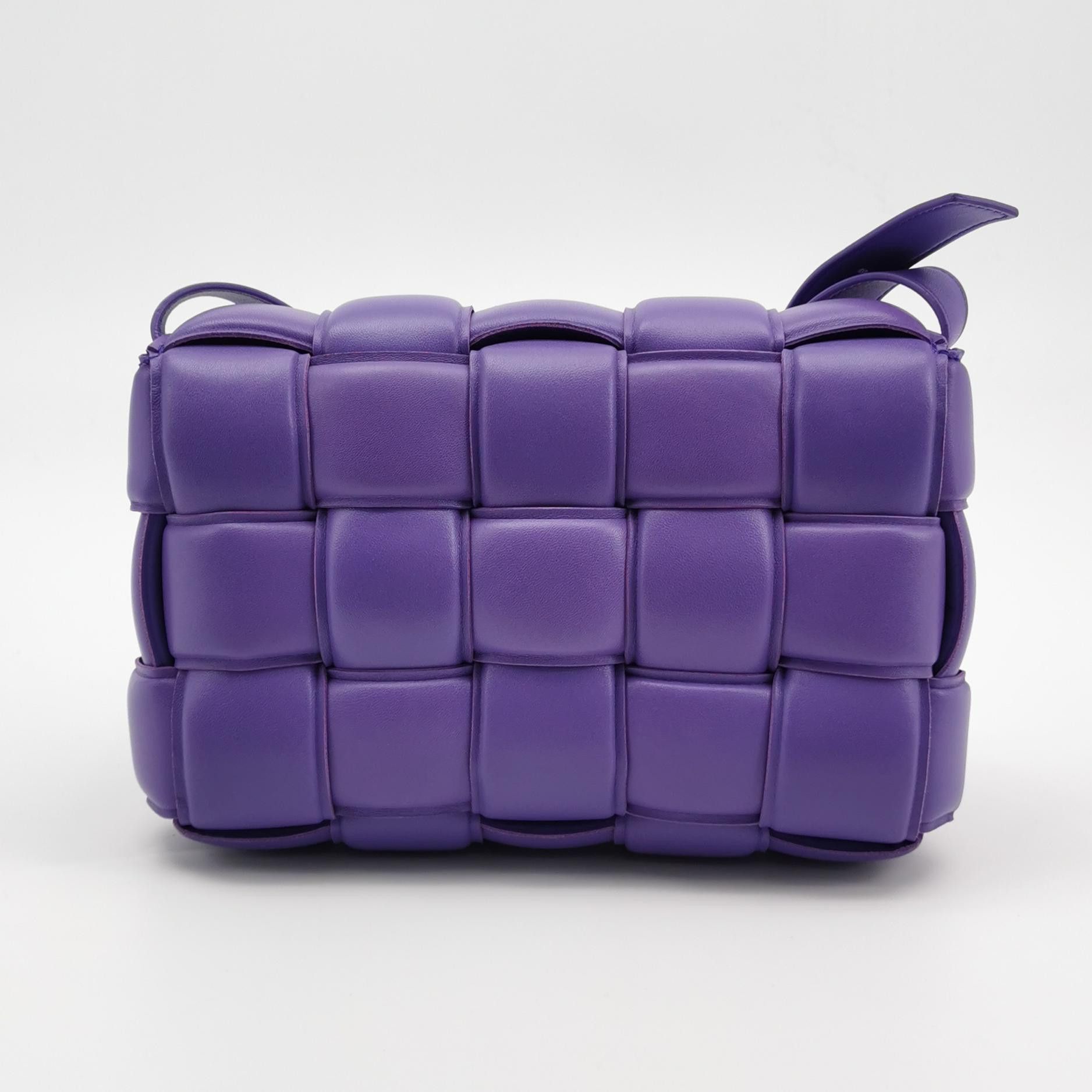 Bottega Veneta Bottega Veneta Purple Intreccio Cassette Shoulder Bag Size ONE SIZE - 5 Thumbnail