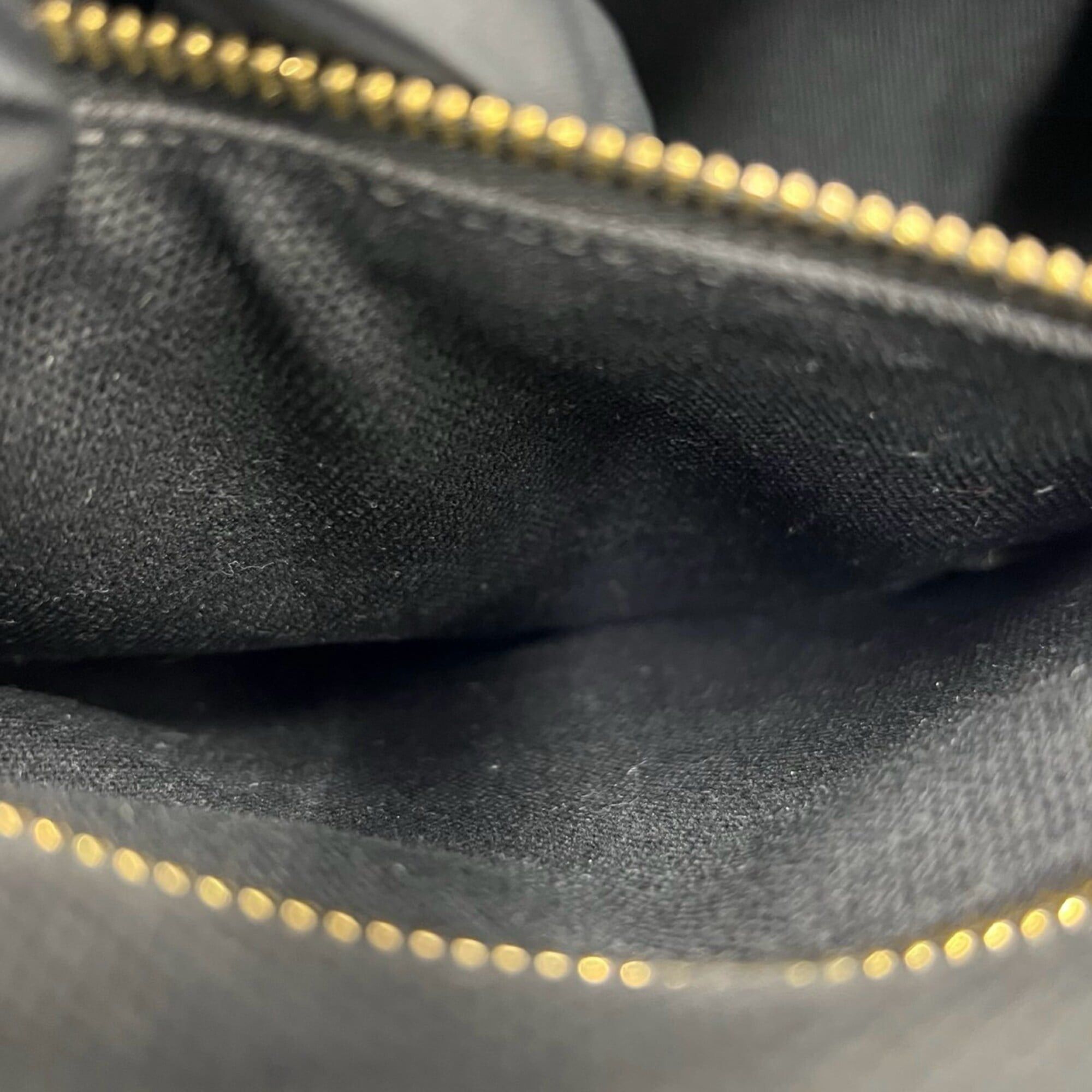 Prada PRADA Canapa Triangle Logo Hardware Canvas 2-way Shoulder Bag Handbag Mini Tote Black 86657 Size ONE SIZE - 10 Thumbnail