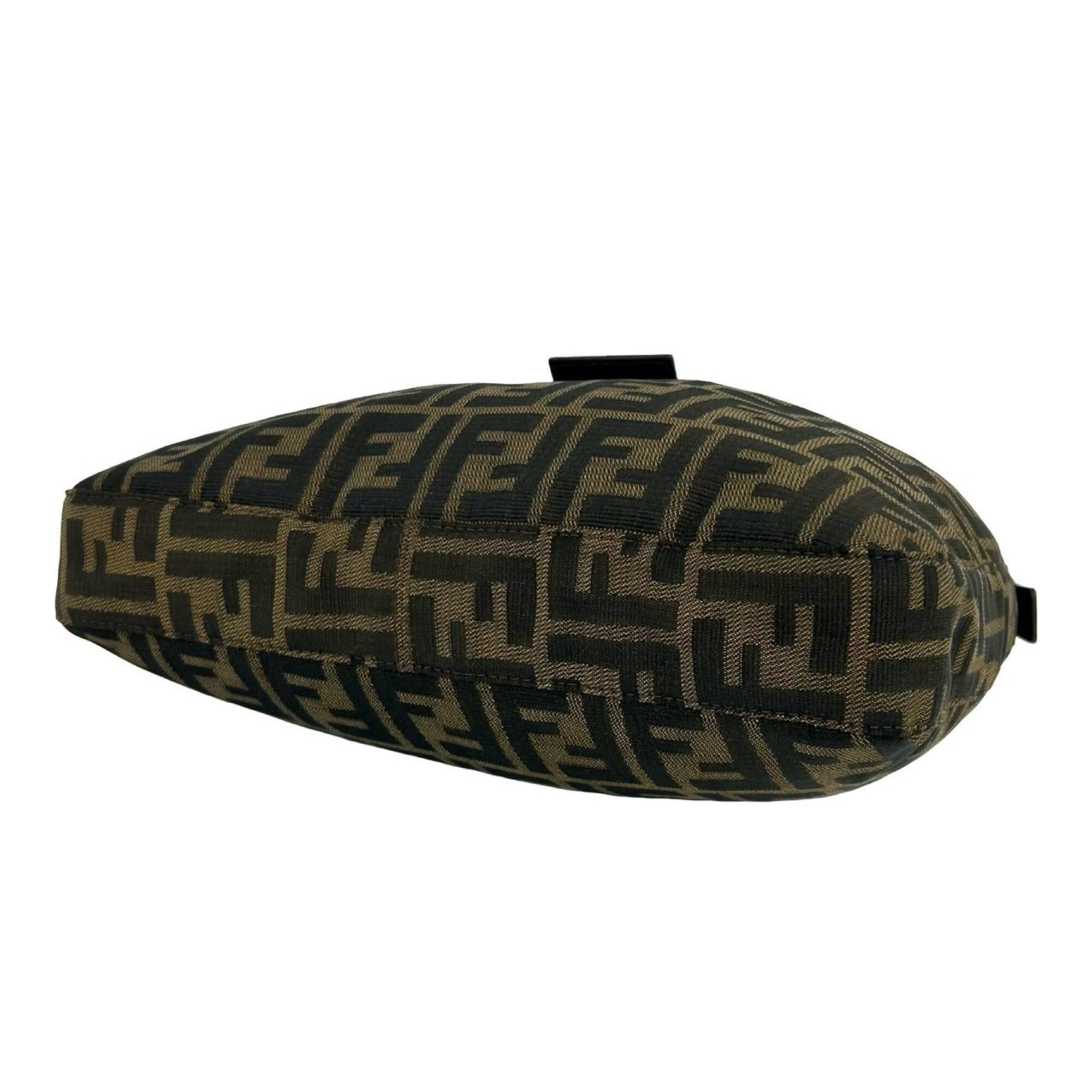 Fendi FENDI Zucca FF Logo Pattern Canvas Leather Semi-Shoulder Bag/Handbag Brown 33270 Size ONE SIZE - 8 Thumbnail