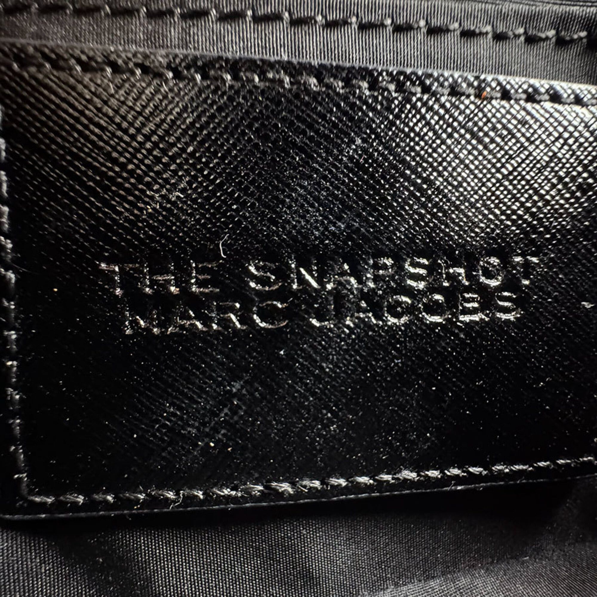 Marc Jacobs Marc Jacobs Snapshot Shoulder Bag, Coated Canvas, Black, Ivory, Gray, Women's, z10929 Size ONE SIZE - 12 Thumbnail